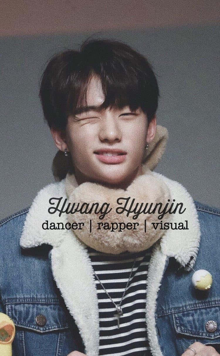 Sydkoreanske rapper Hyunjin blinker Wallpapers