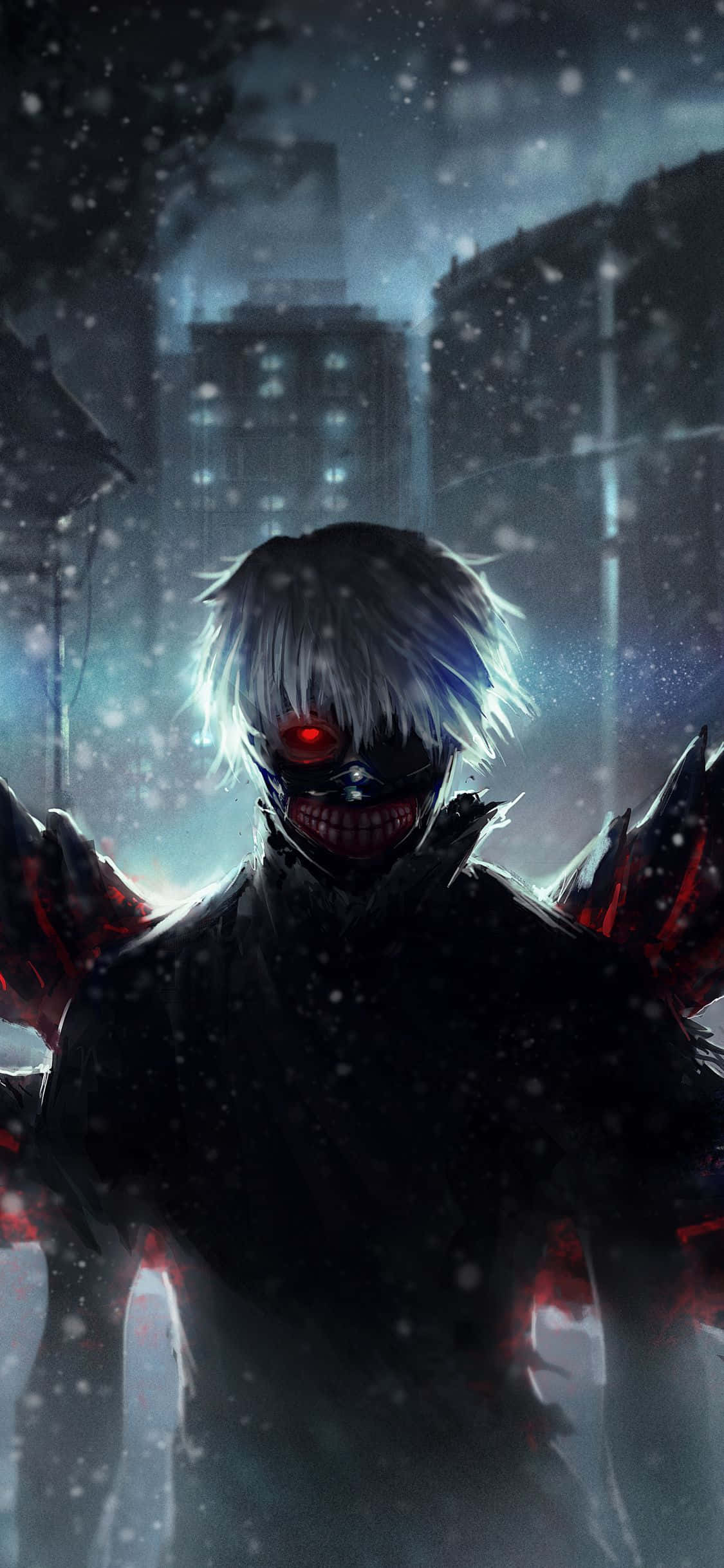 Syg Anime Tokyo Ghoul Kaneki Ken Glødende Øje Wallpapers