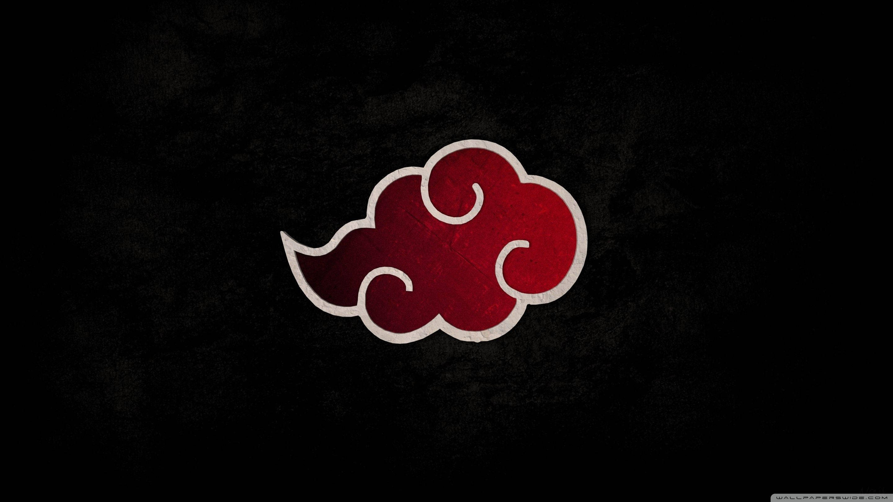 Symbol: Detaljeret rødt sky-symbol fra Naruto Anime-serien Wallpapers