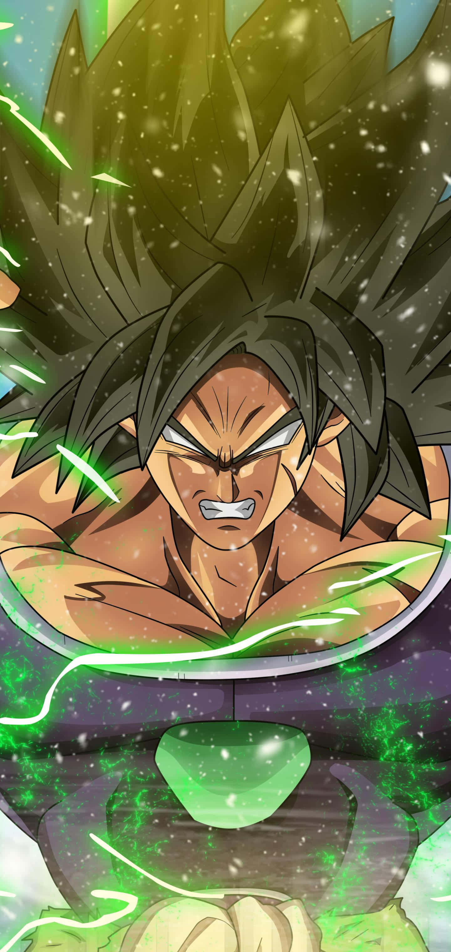 Tag din kærlighed til klassiske karakterer til næste niveau med dette iøjnefaldende Broly-inspirerede iPhone-baggrund. Wallpapers