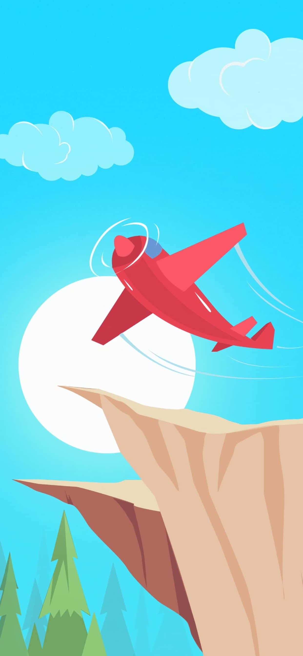Tag flugten med iPhone Xs Max Wallpapers