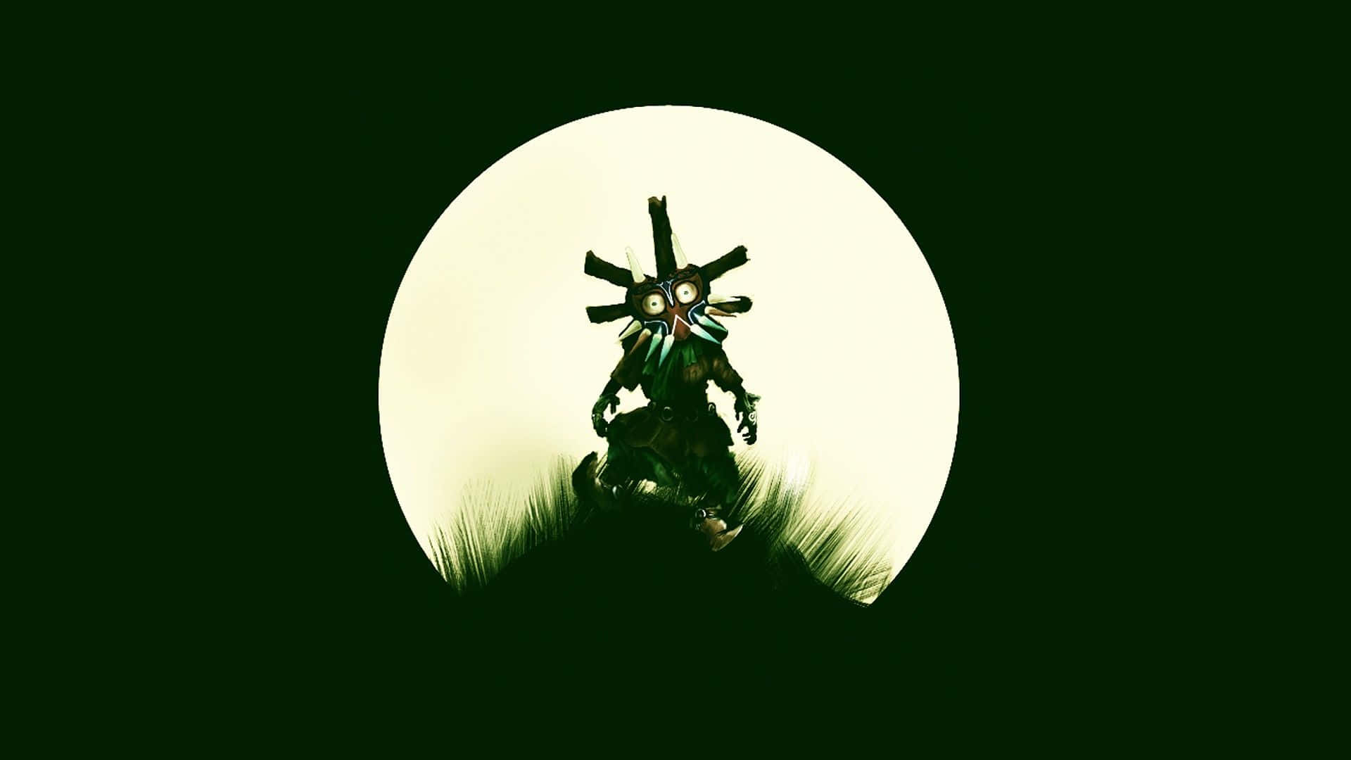 Tag med Link på hans episke søgen efter Triforce i The Legend of Zelda Wallpapers