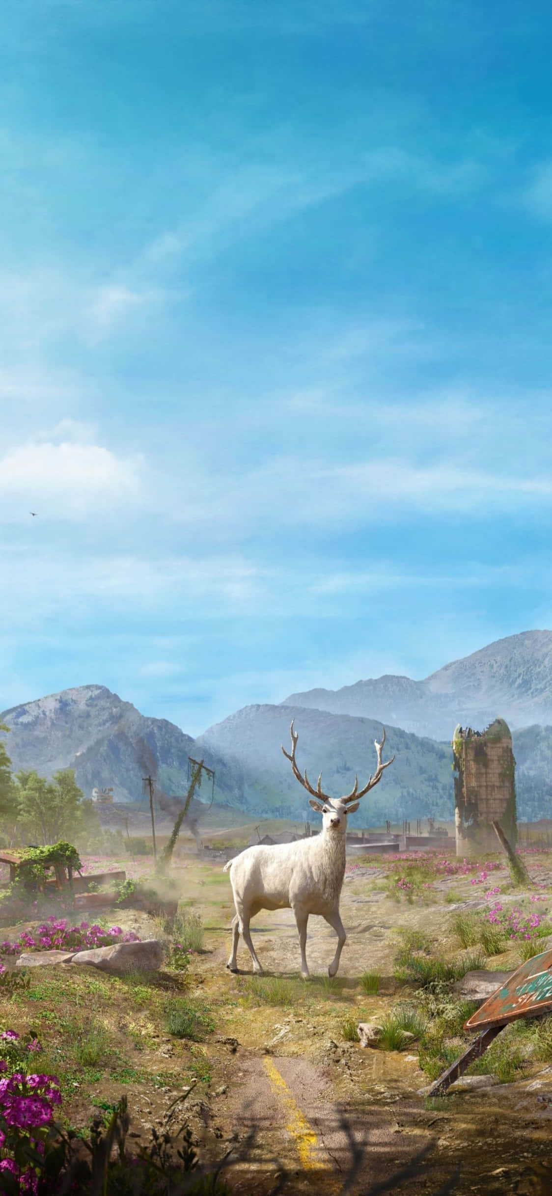 Tag på en rejse ind i en ny verden og udforsk skønheden i Far Cry 3 med din iPhone X Wallpapers