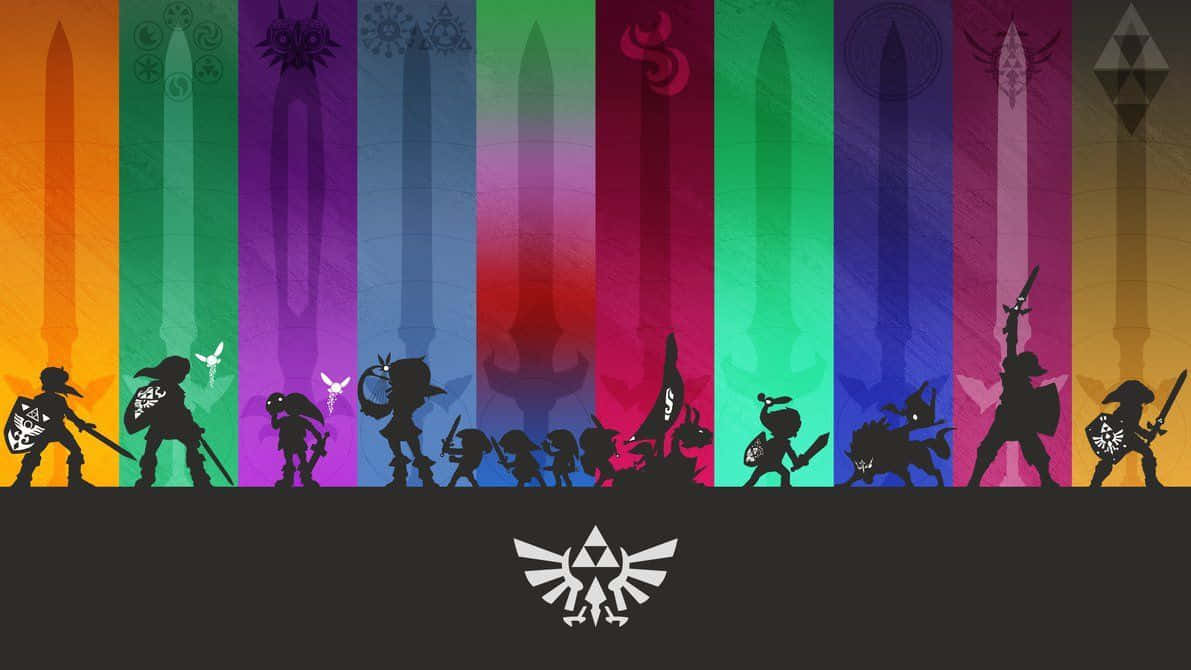 Tag på eventyr for at redde Hyrule i det episke spil, Legend Of Zelda Wallpapers