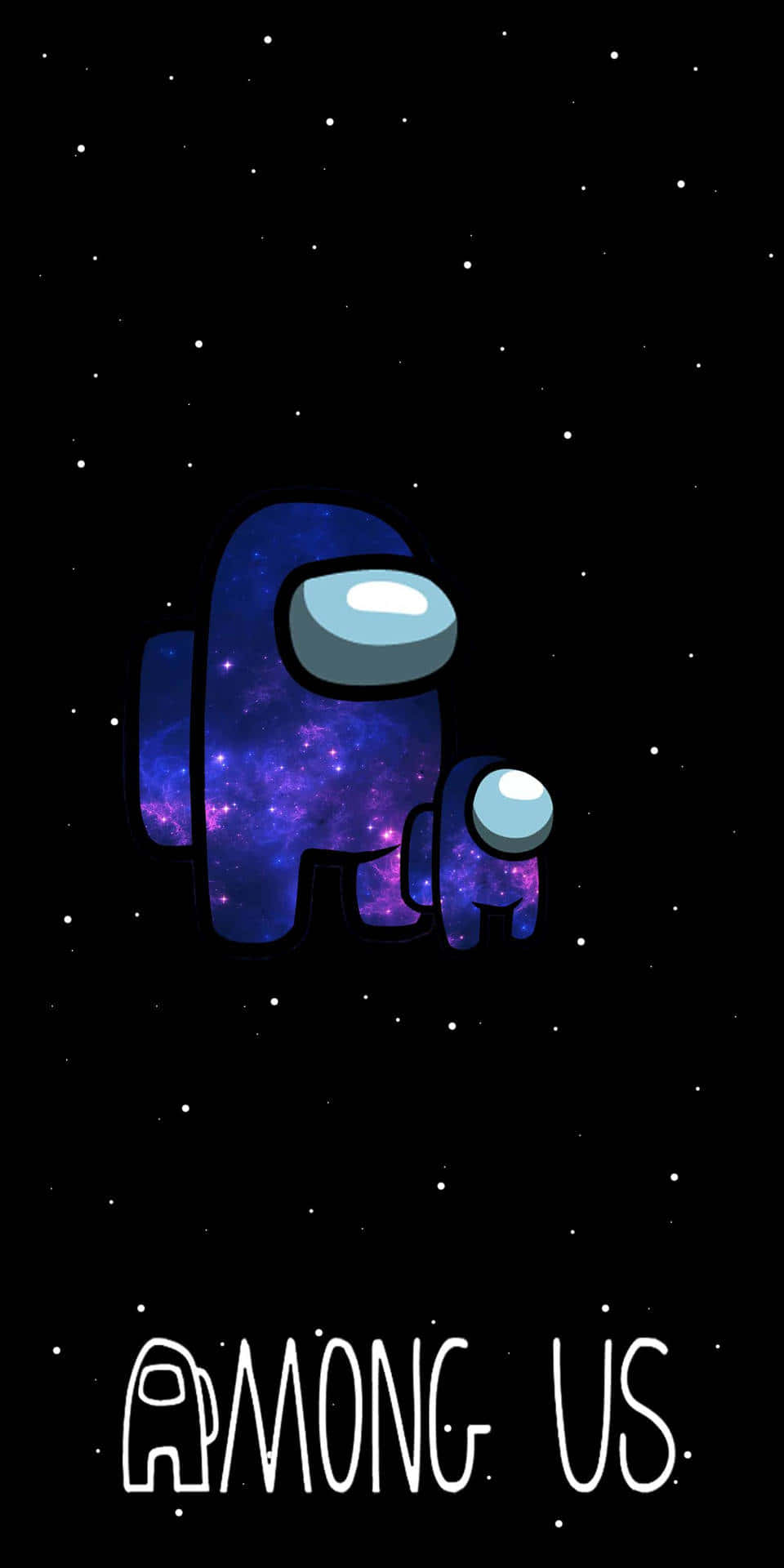 Tag på rumrejse med æstetisk Among US Wallpapers