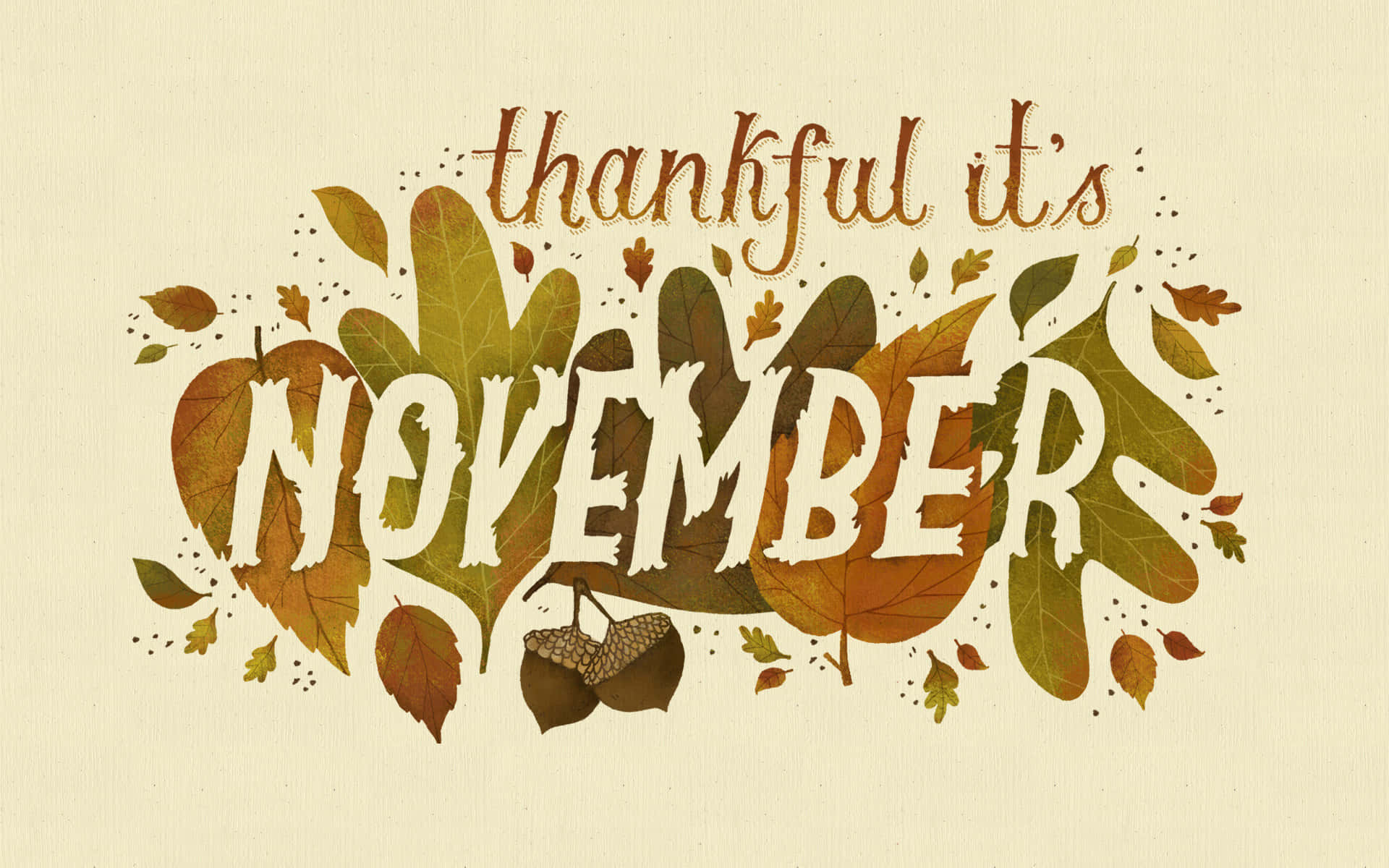Taknemmelig Sød November Wallpapers