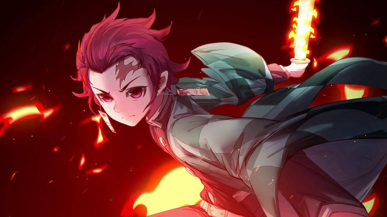 Tanjiro Ild fra Demon Slayer Wallpapers
