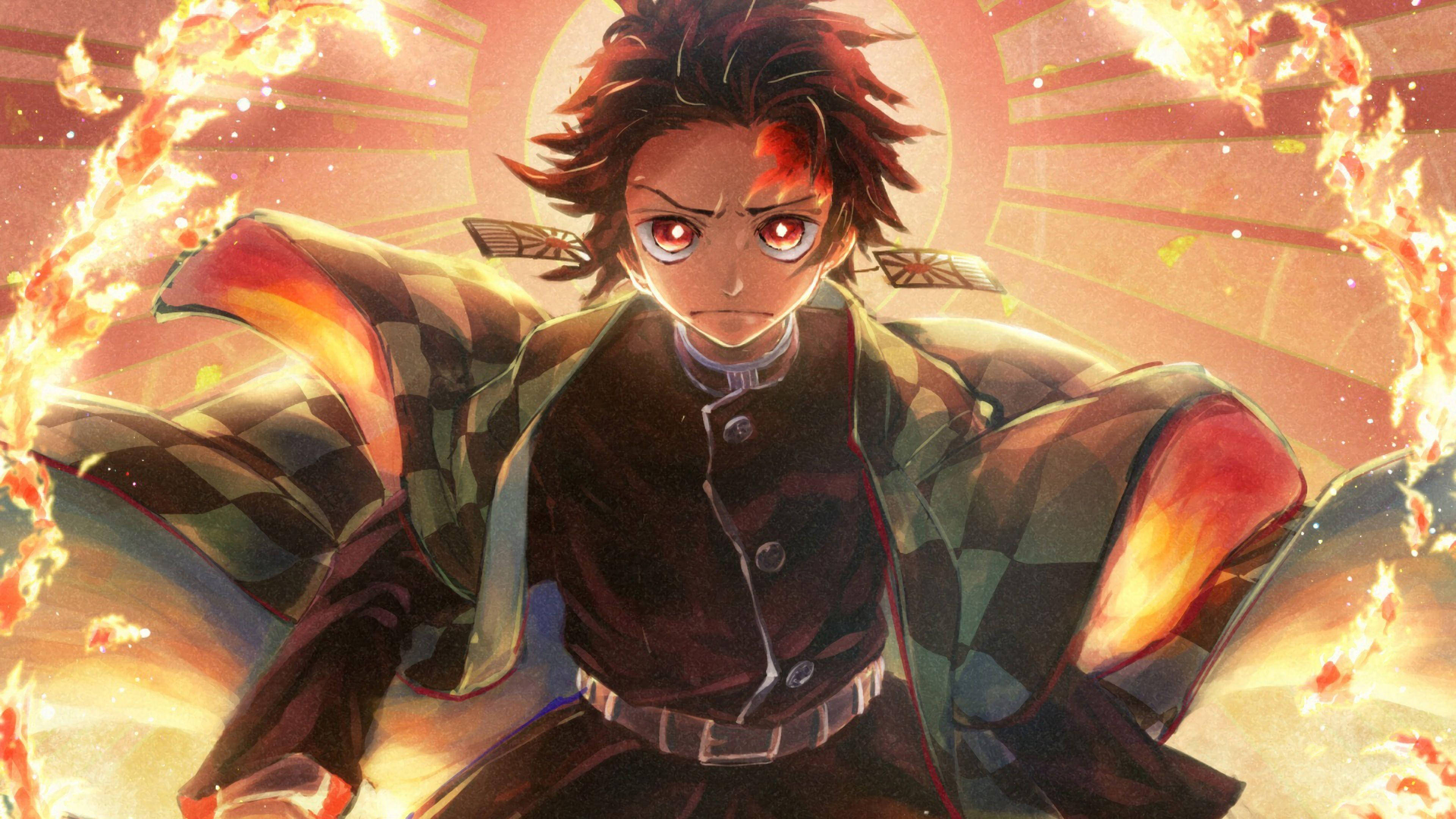 Tanjiro Kamado fra Demon Slayer Wallpapers