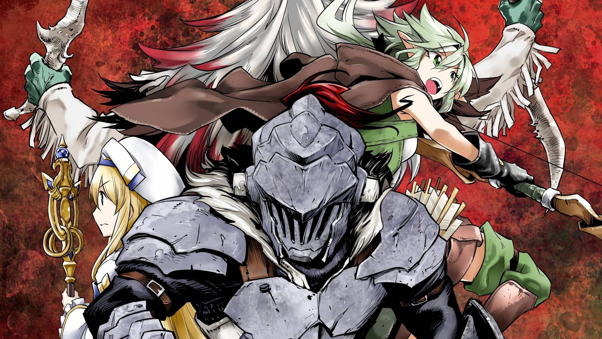 Tanjiro og Goblin Slayer drager ud for at dræbe dæmoner Wallpapers