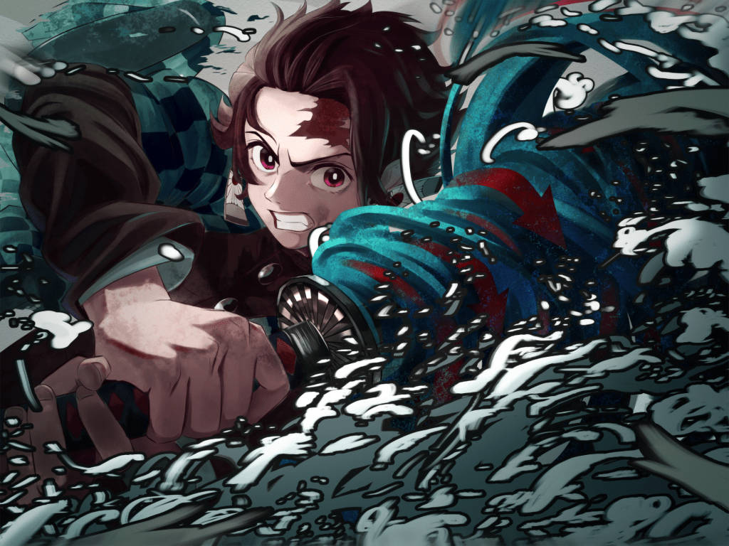 Tanjiro Vandånding Demon Slayer PFP Wallpapers