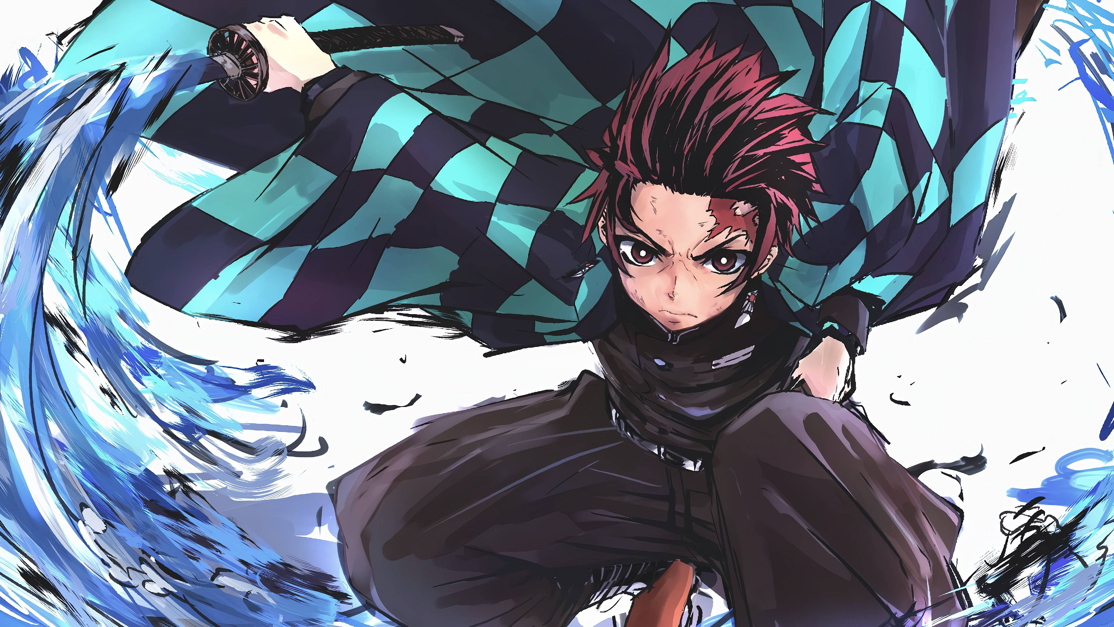 Tanjiros åndedrætsteknik fra Demon Slayer Wallpapers