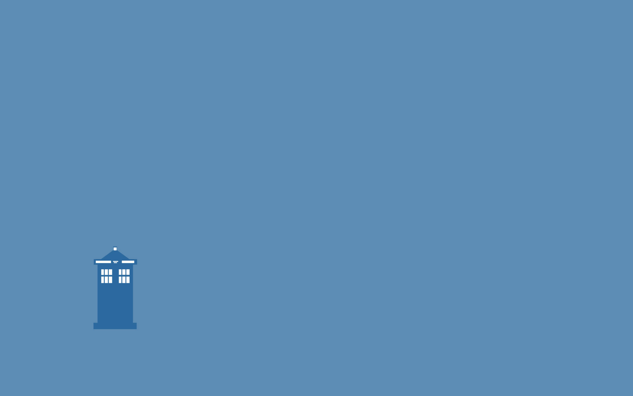Tardis Blå Æstetisk PC Wallpapers
