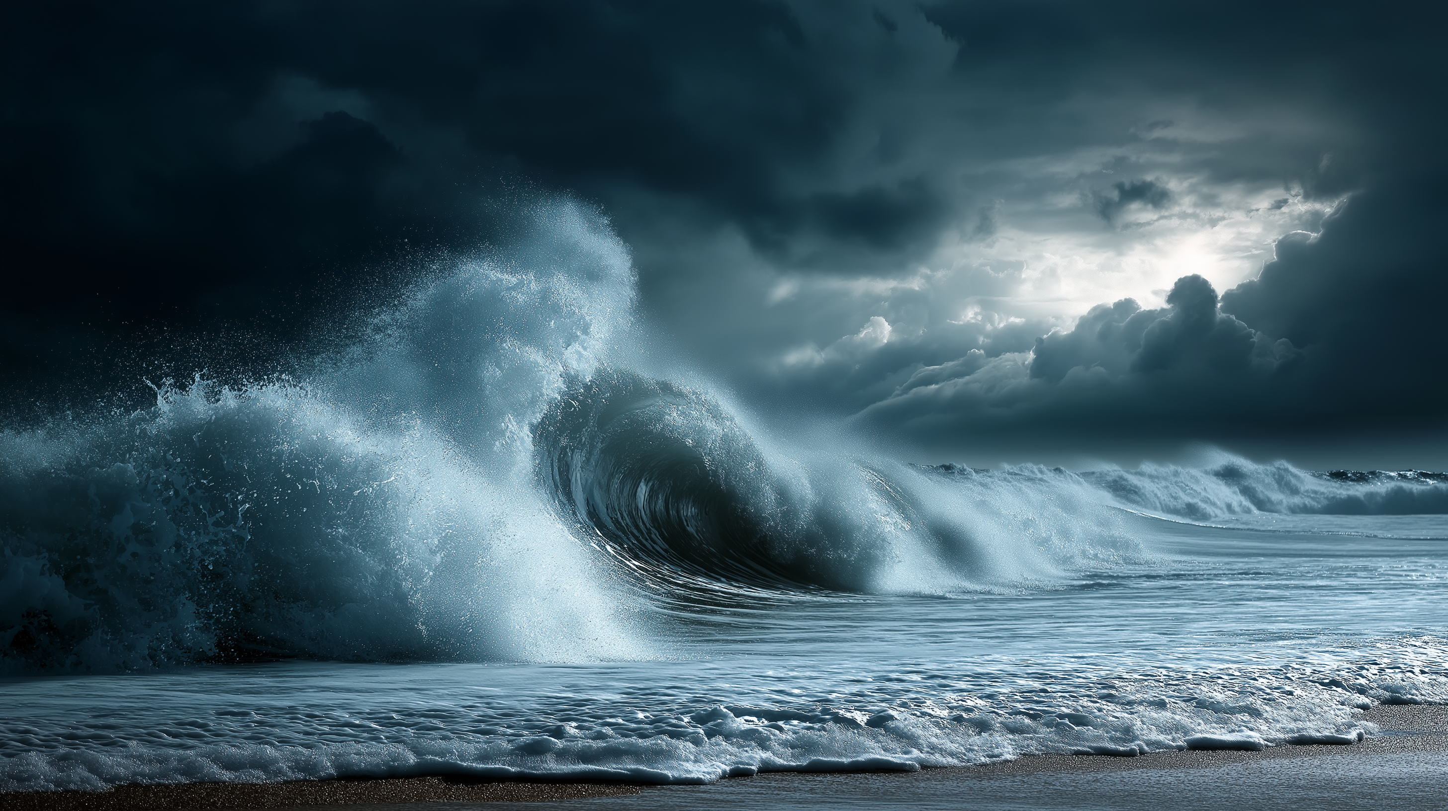 Tårnhøj Tsunamibølge Wallpapers