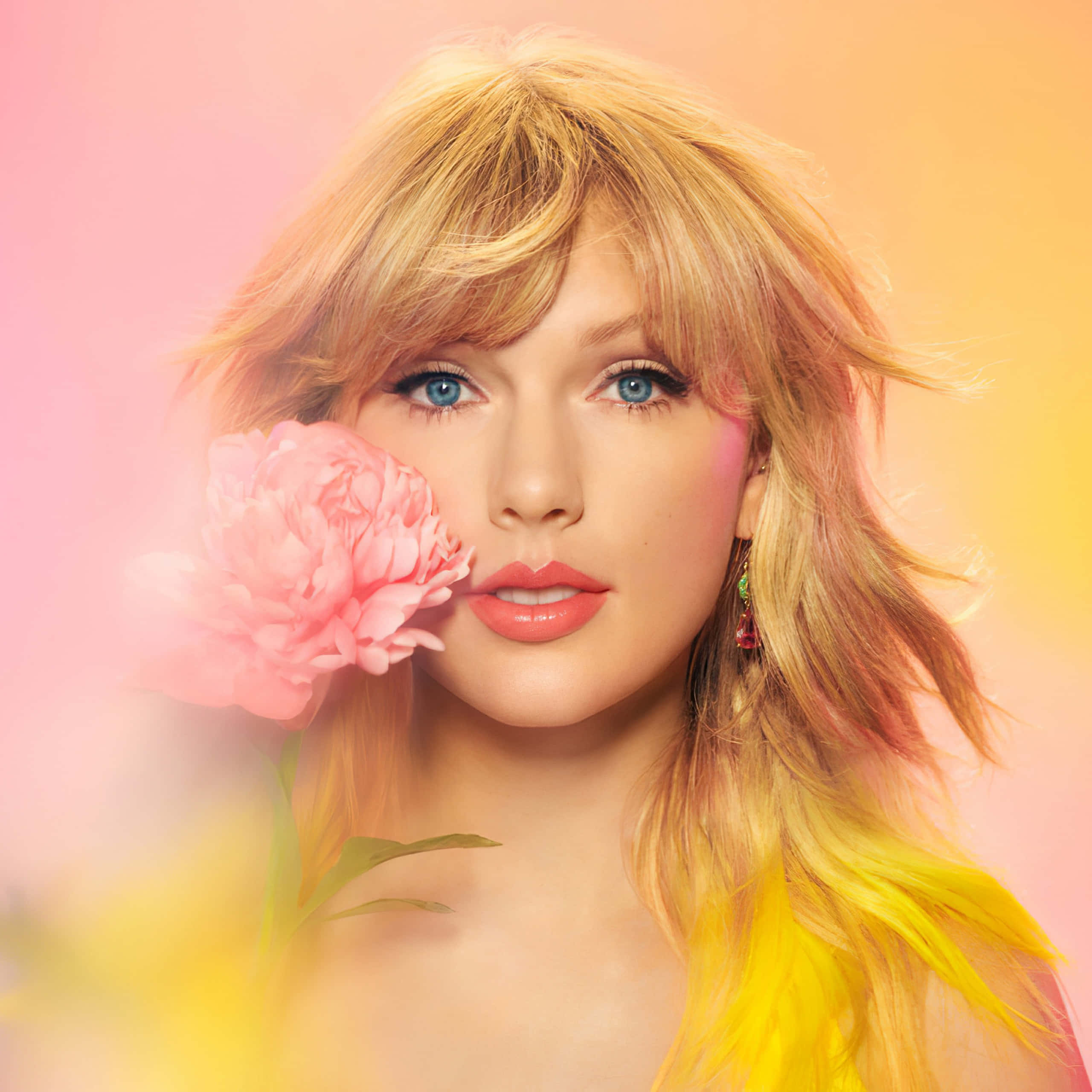 Taylor Swift oplyst under scenelys Wallpapers