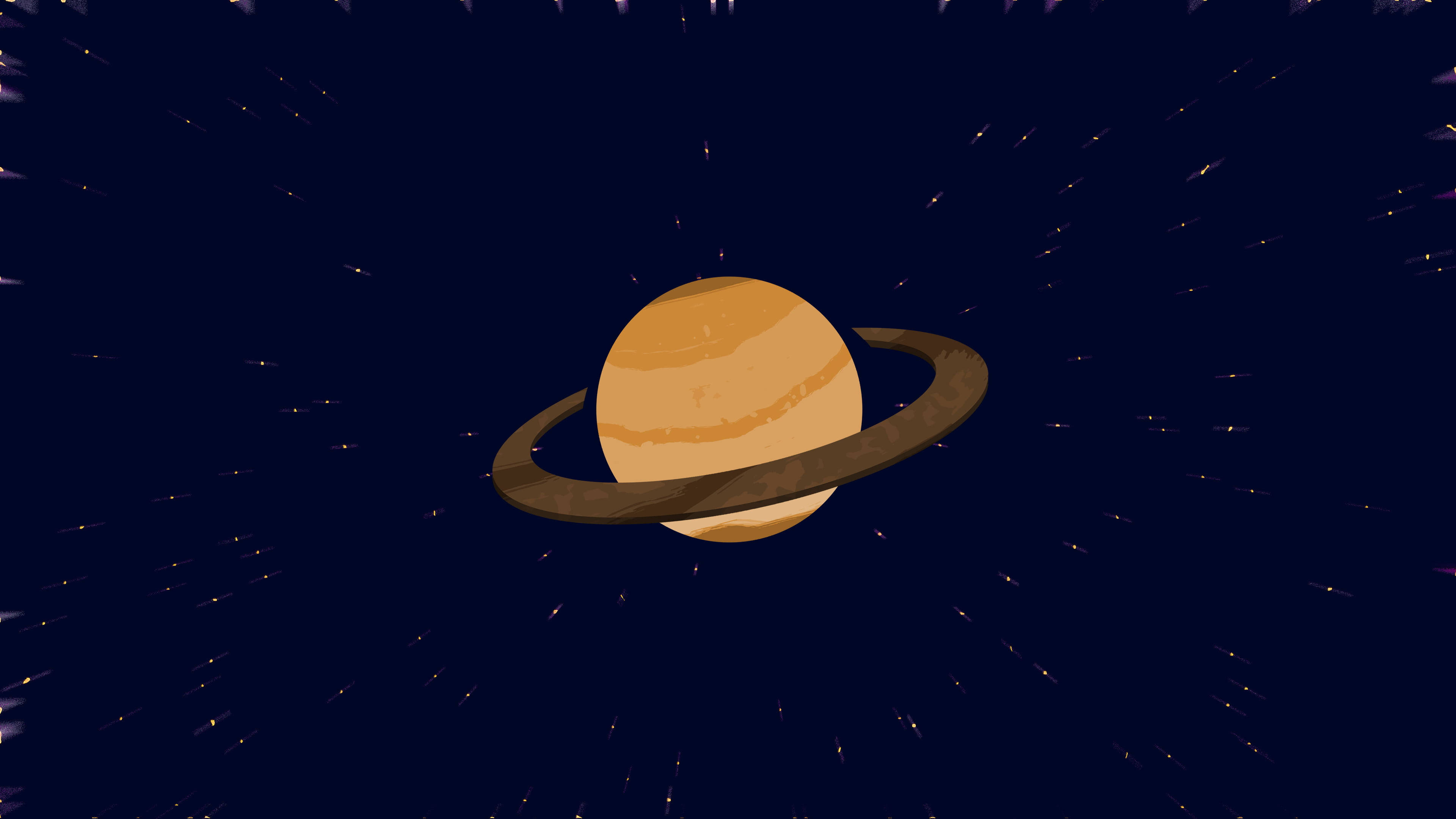 Tegneserie Saturn 4K Wallpapers