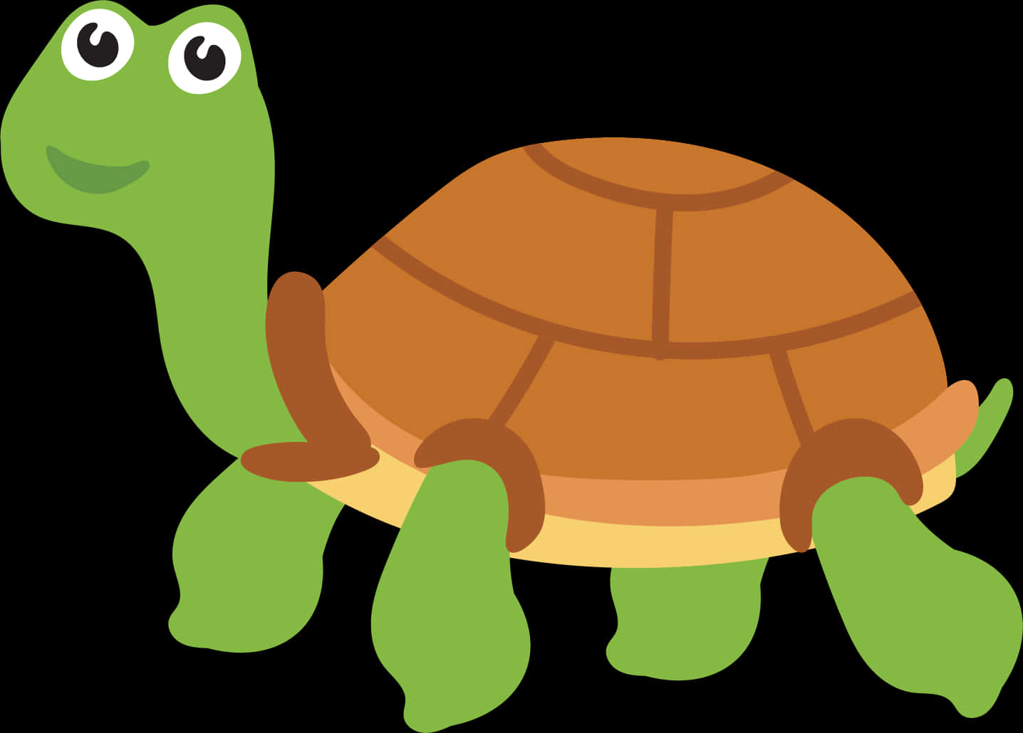 Tegneserie smilende skildpadde Wallpapers