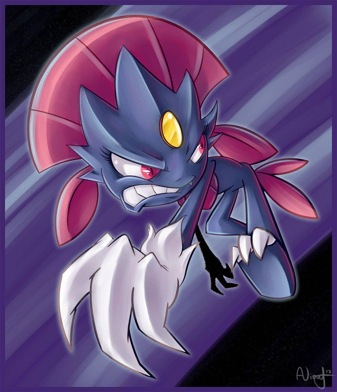 Tegneserie Weavile Wallpapers