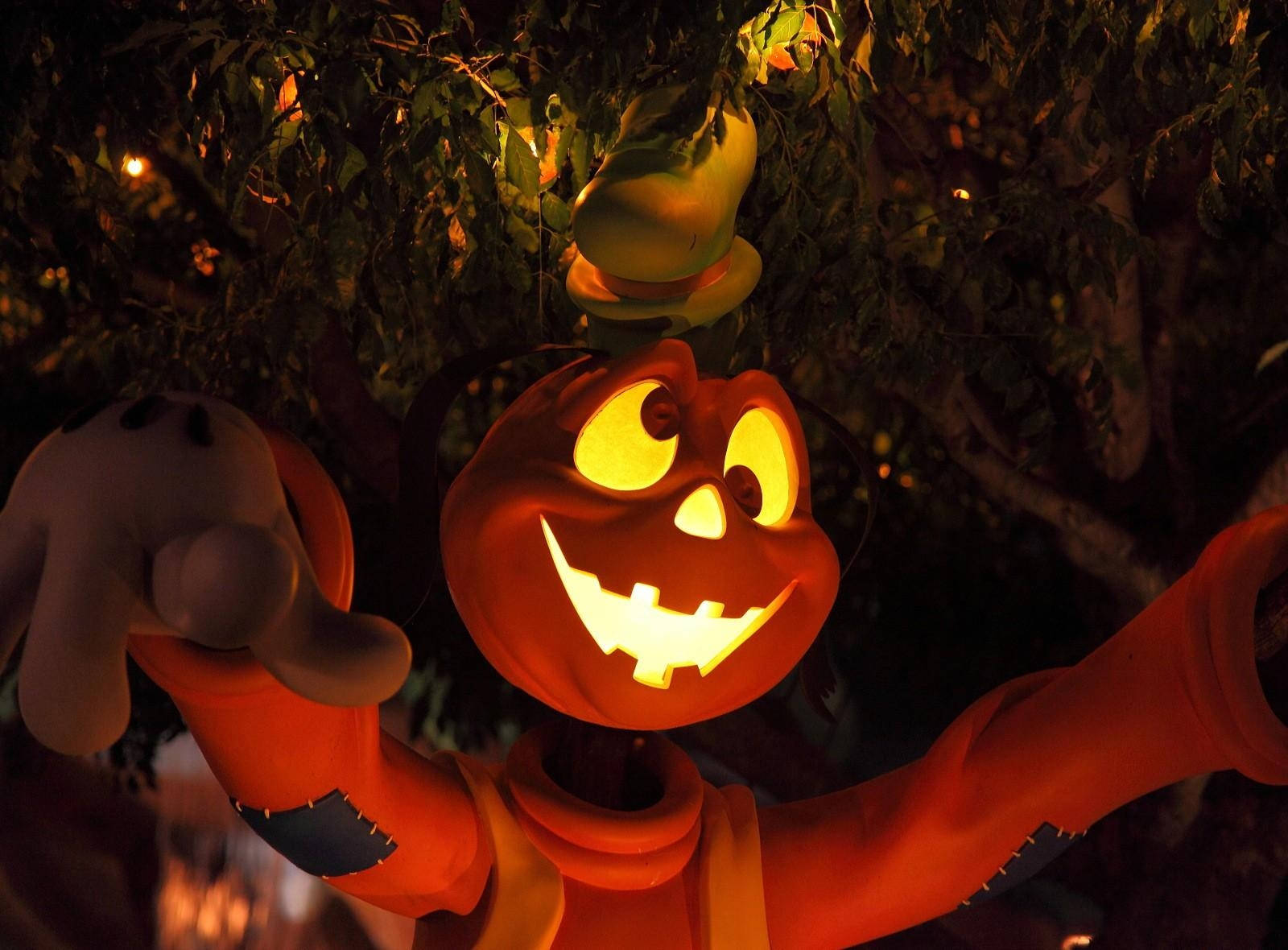 Tegneseriefigur i Halloween-kostume Wallpapers