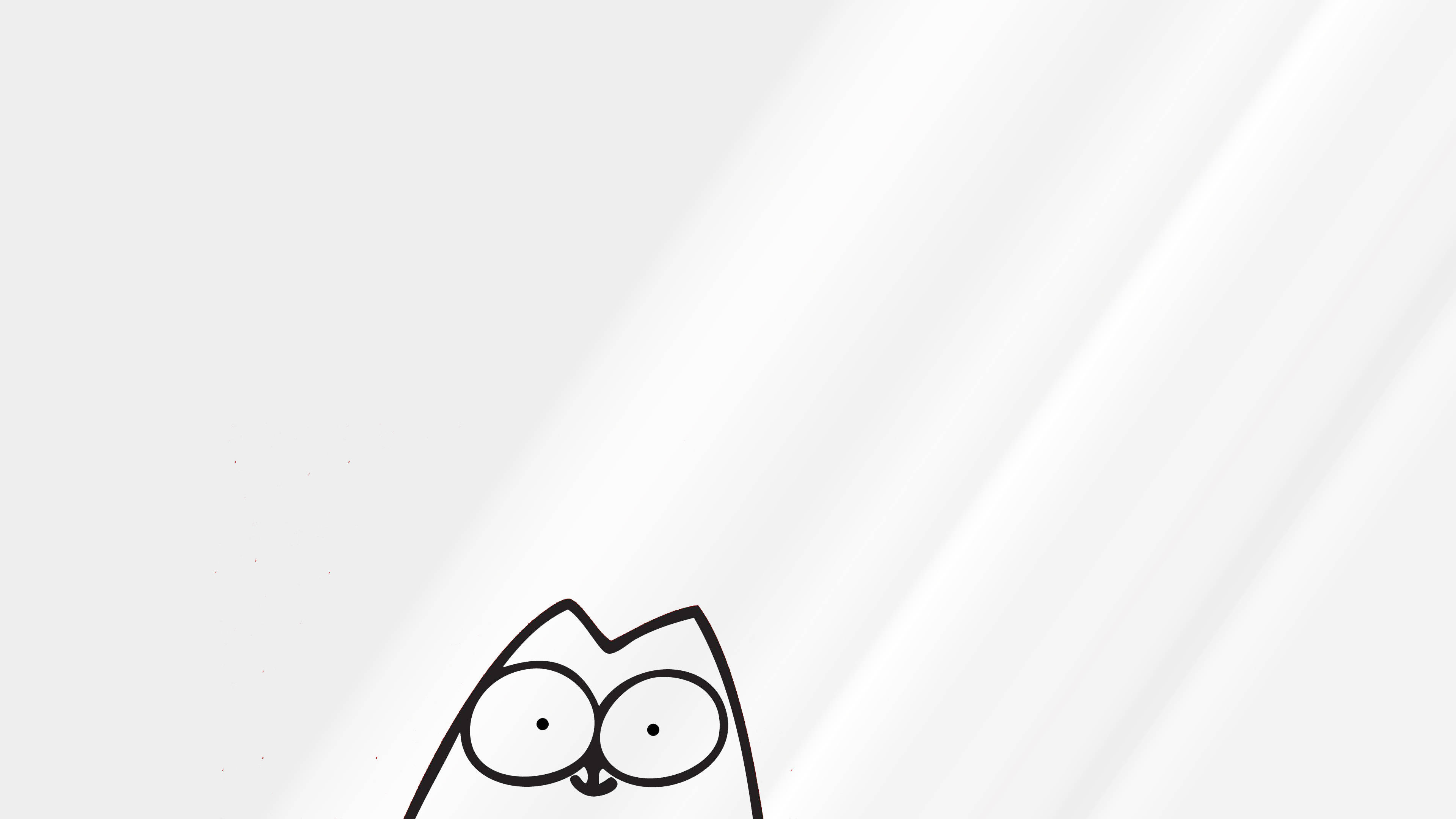 Tegneseriekat illustration Wallpapers