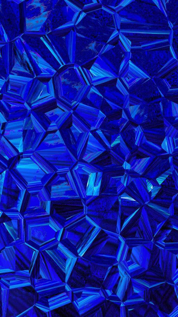 Tekstureret blå Baddie Wallpapers