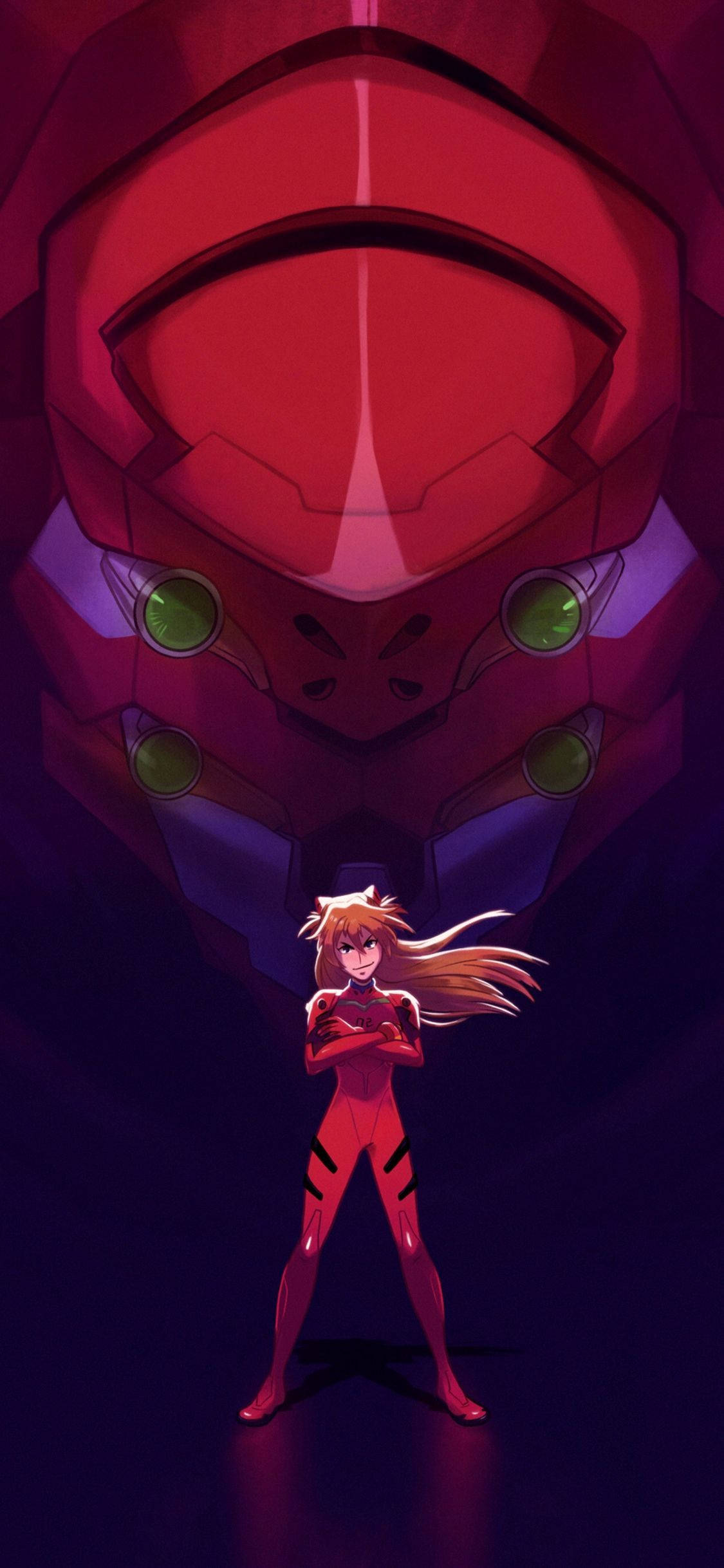 Telefon designet efter populær anime-serie, Evangelion Wallpapers