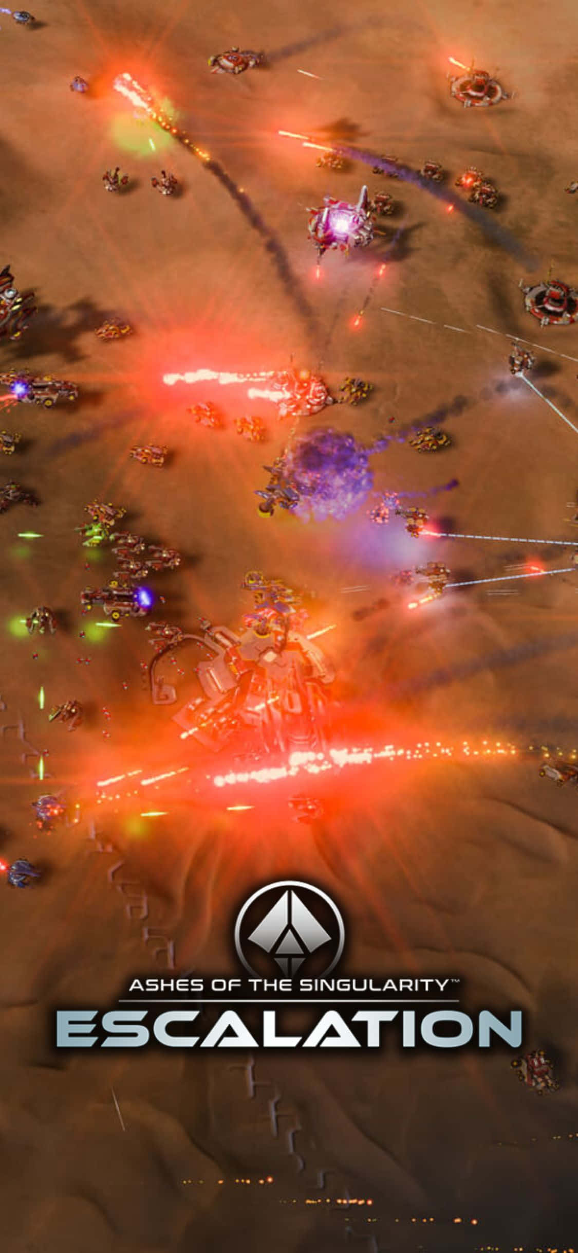 Test dine færdigheder med iPhone X i Ashes Of The Singularity Escalation Wallpapers