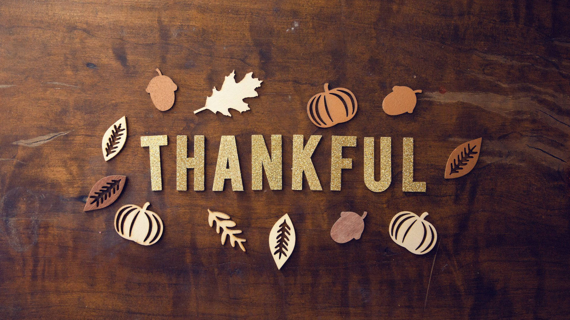 Thanksgiving æstetisk typografi Wallpapers