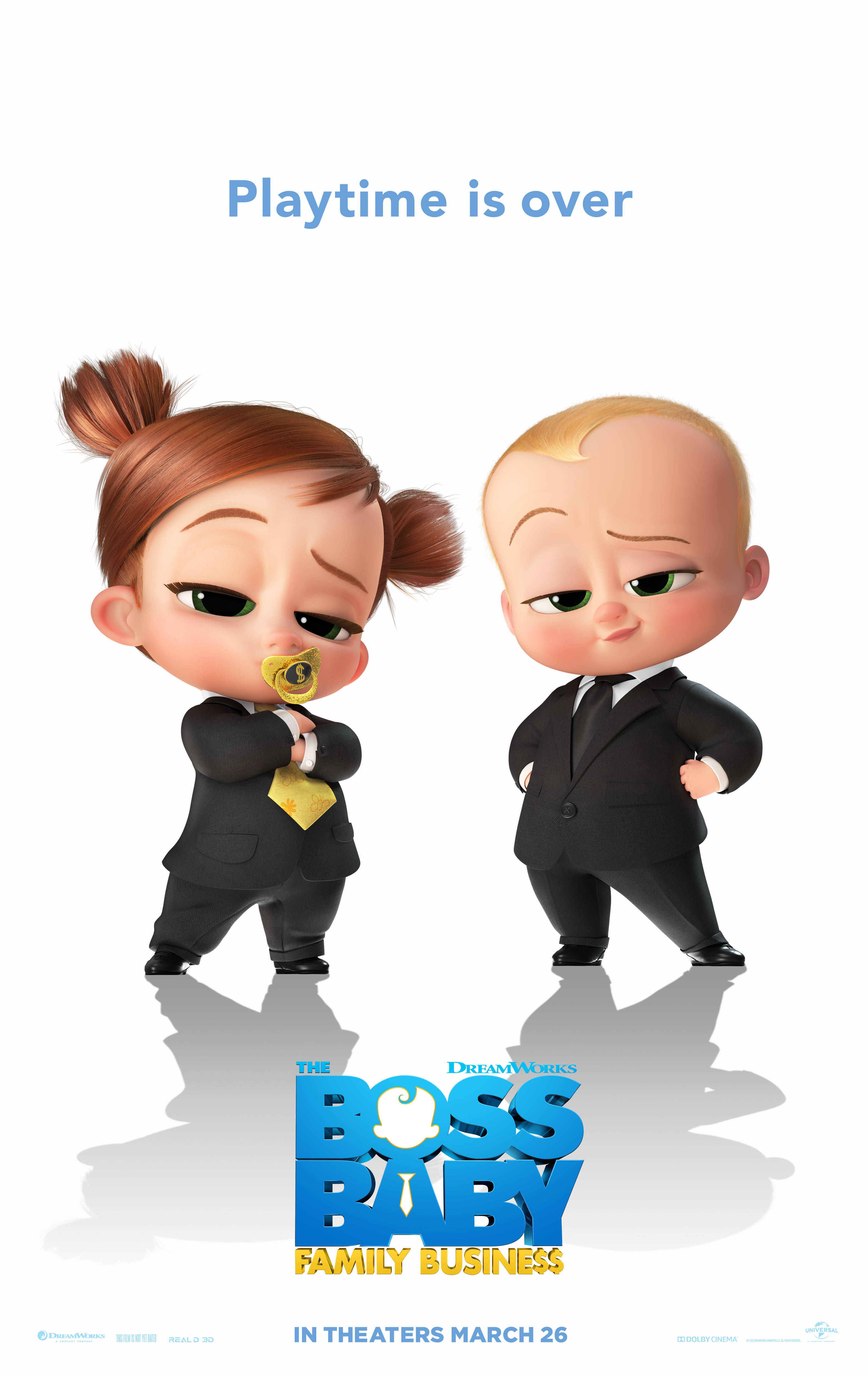 The Boss Baby Familien Er I Færd Med At Starte Plakat Wallpapers