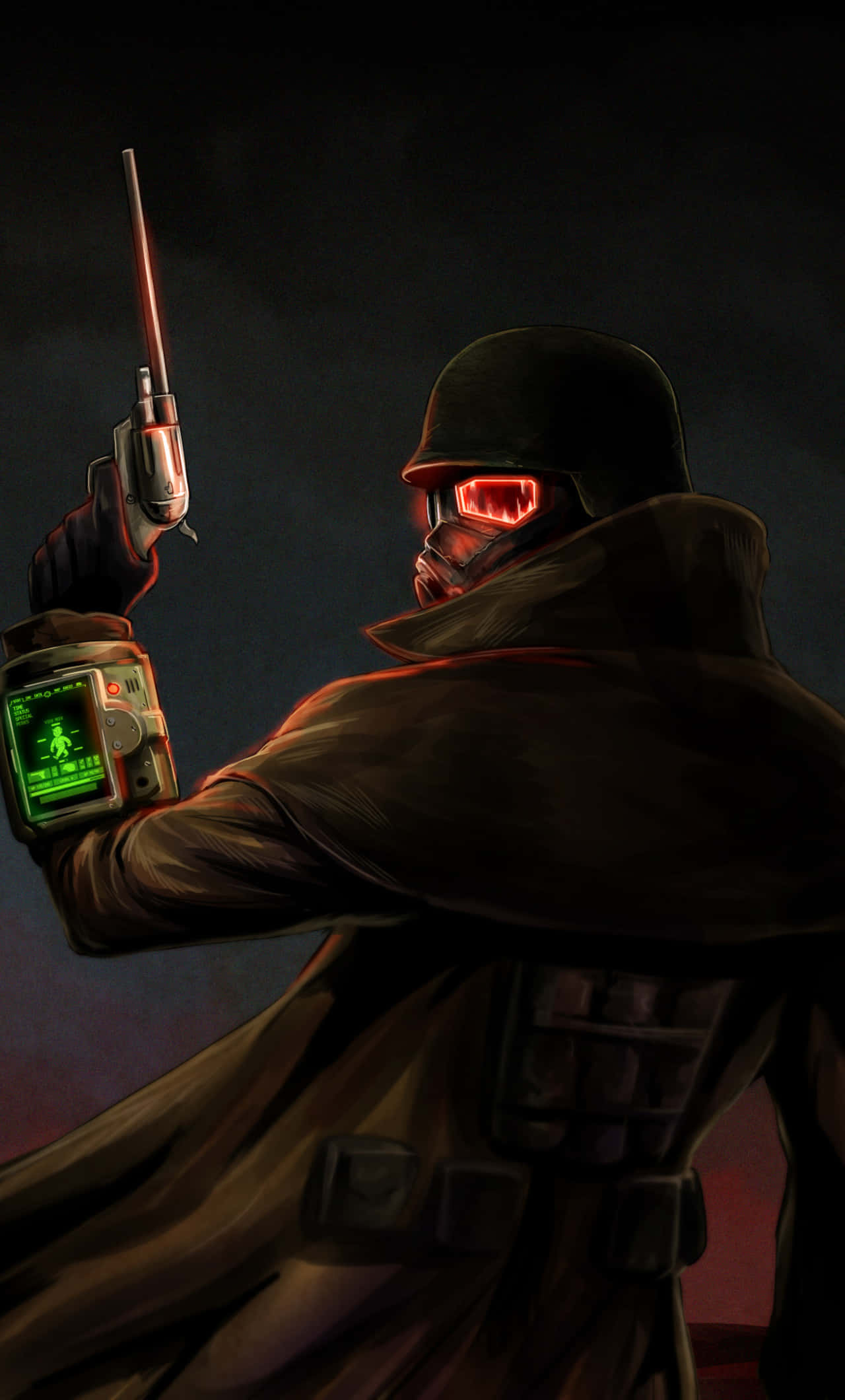 The Courier Fallout NV Telefon Wallpapers