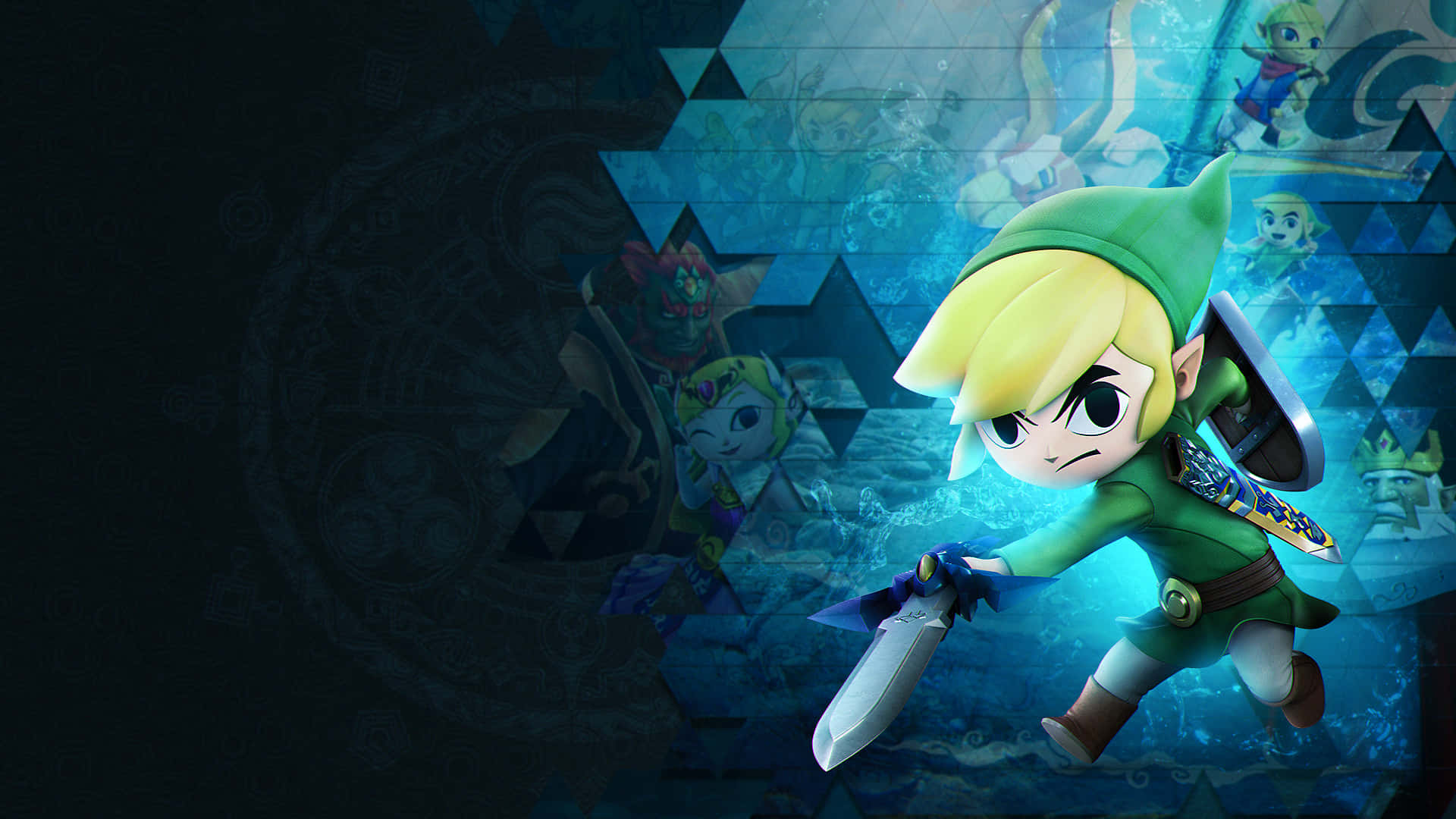 The Legend Of Zelda Plakat med Toon Link Wallpapers
