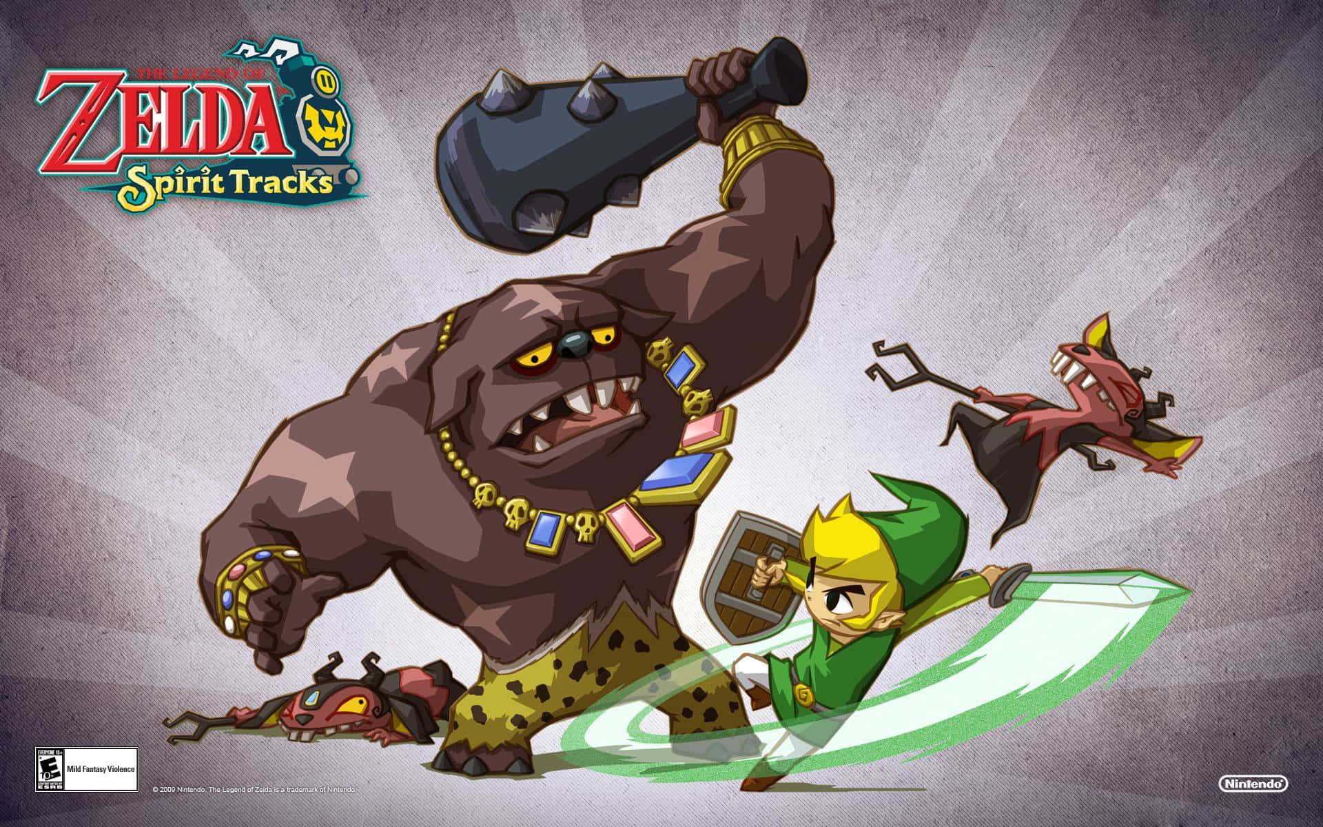 The Legend Of Zelda med Toon Link og Big Blin Wallpapers