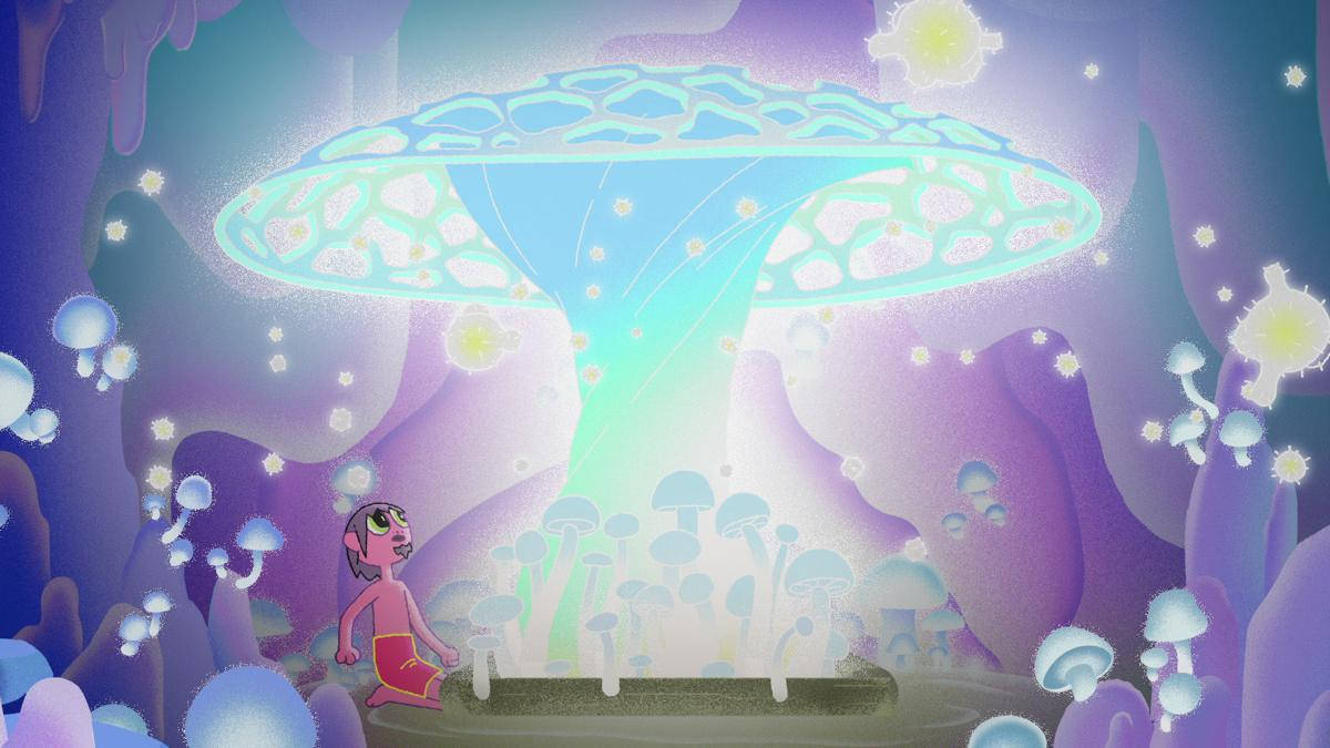 The Midnight Gospel – Glødende svamp Wallpapers