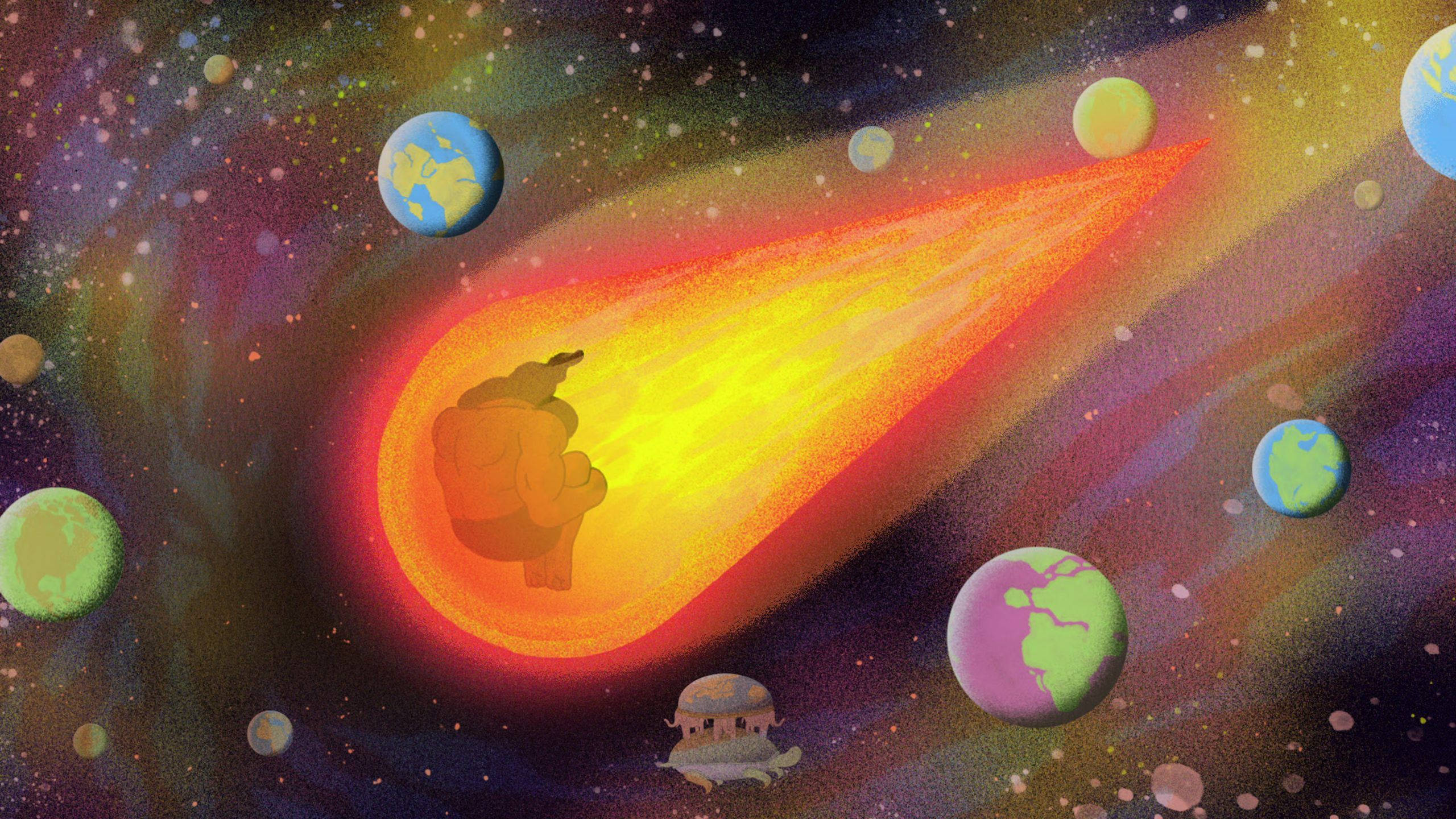 The Midnight Gospel – Meteoritnedslag Wallpapers