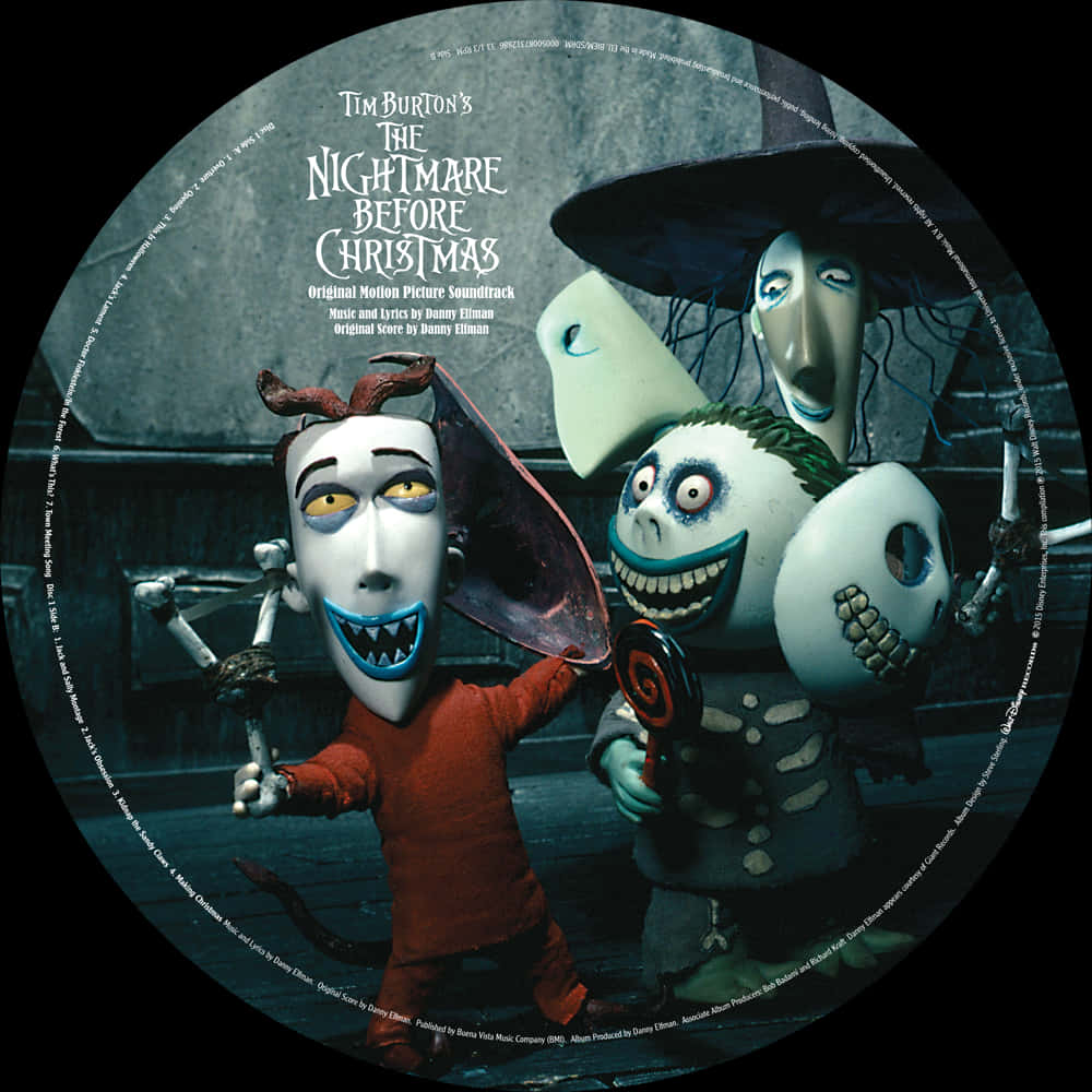 The Nightmare Before Christmas Soundtrack Cover Wallpapers
