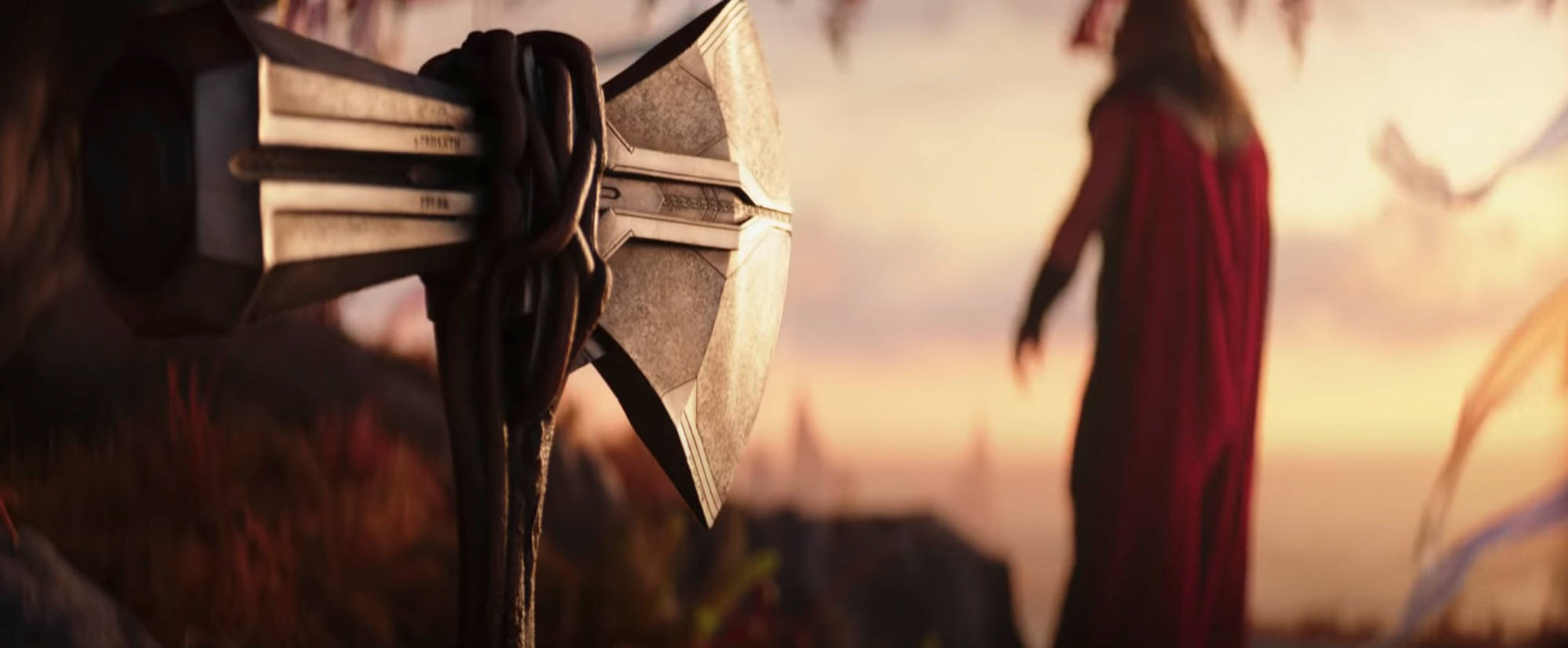 Thor Love And Thunder Stormbreaker Billede Wallpapers