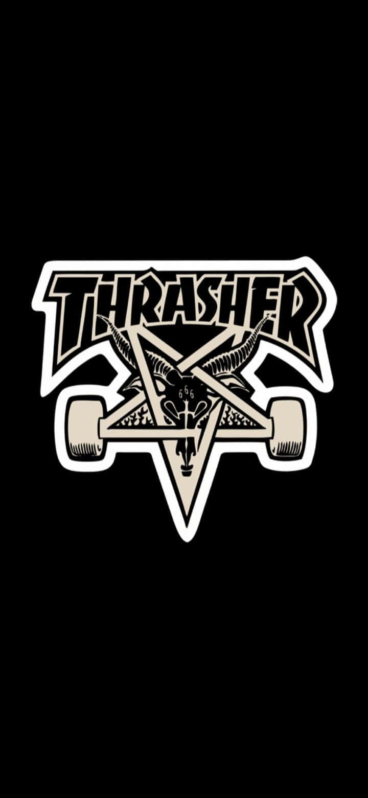 Thrasher logo klistermærke Wallpapers