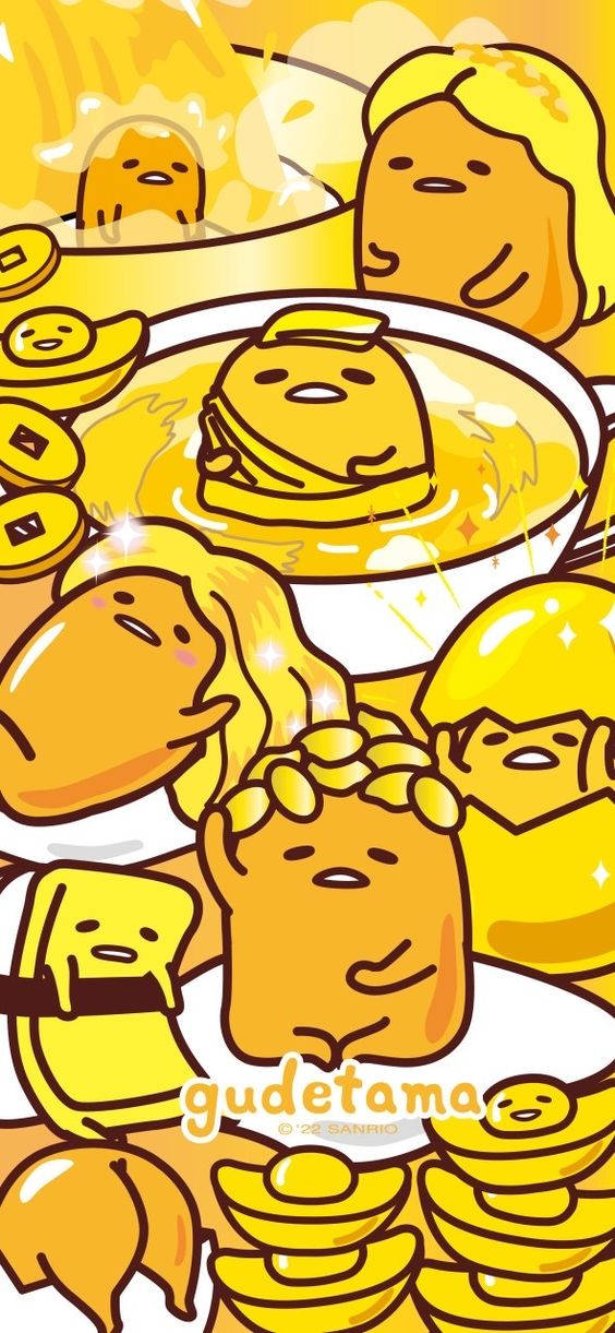Tilberedt Gudetama æstetik Wallpapers
