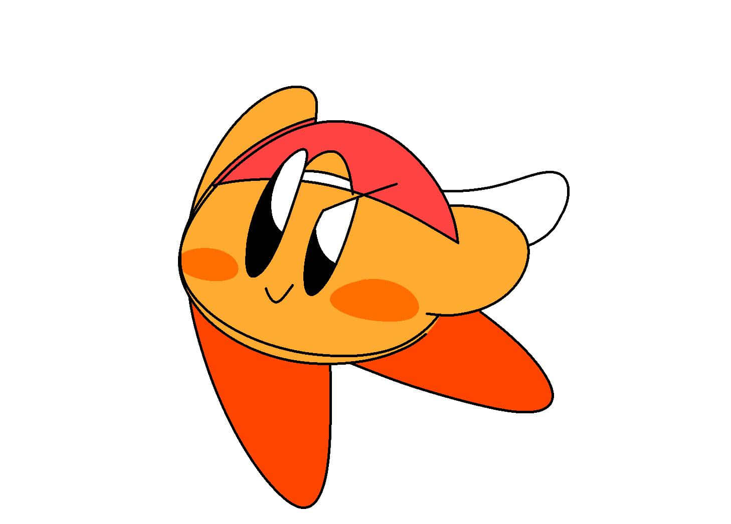 Tilfældigt orange Kirby PFP Wallpapers