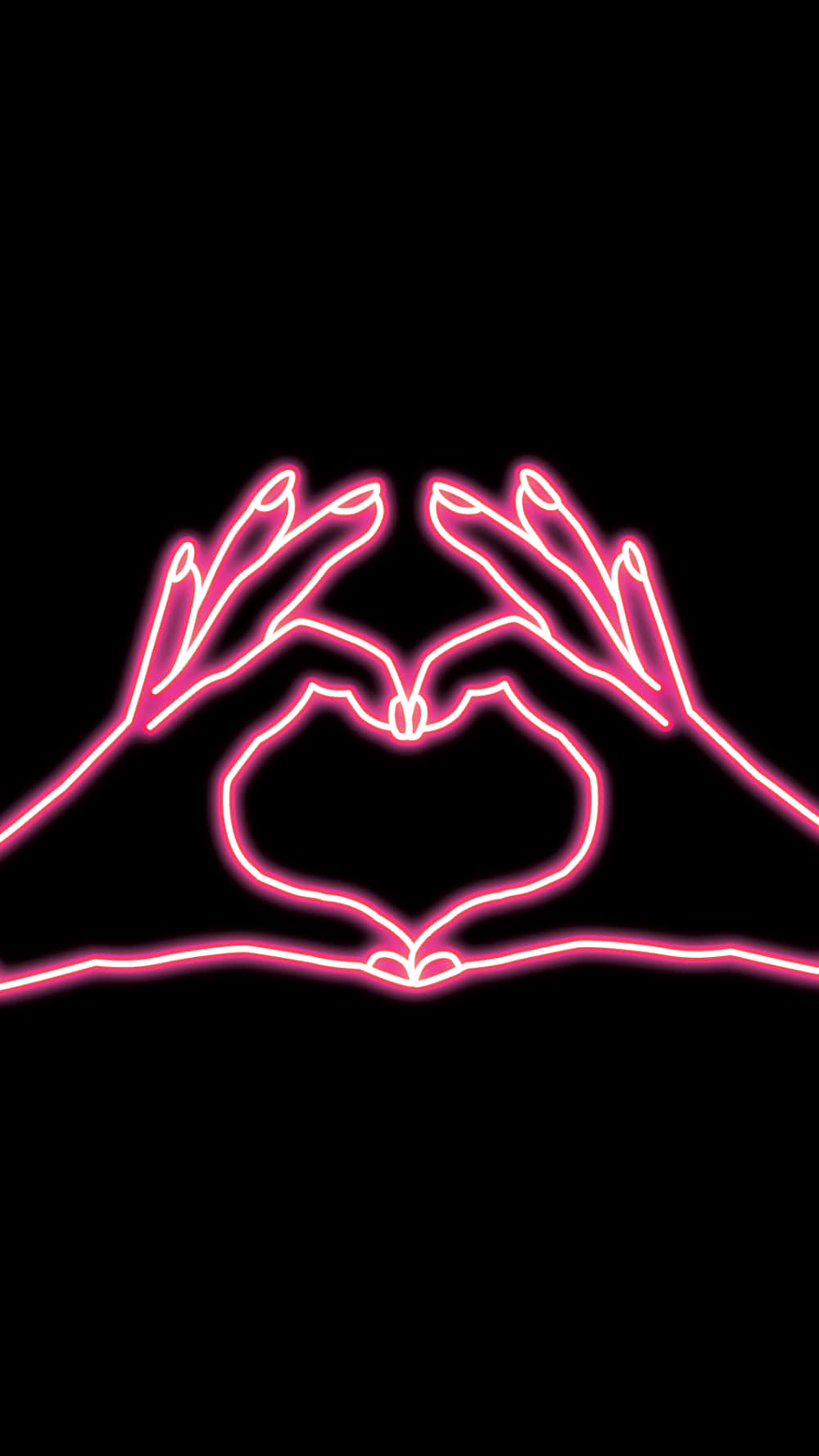 Tilføj lidt farve til din verden med Neon Pink Aesthetic Wallpapers