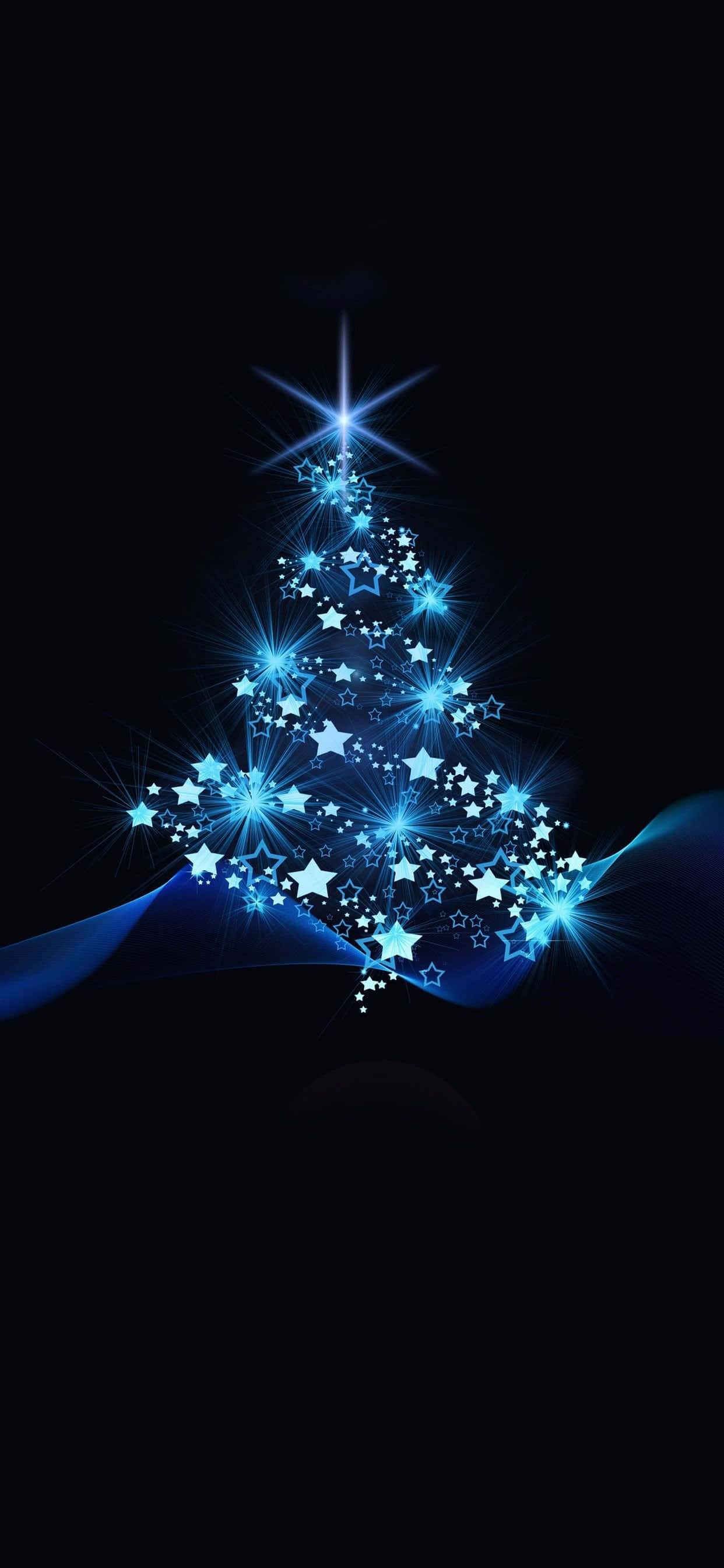 Tilføj et strejf af blåt til denne hyggelige juletid! Wallpapers