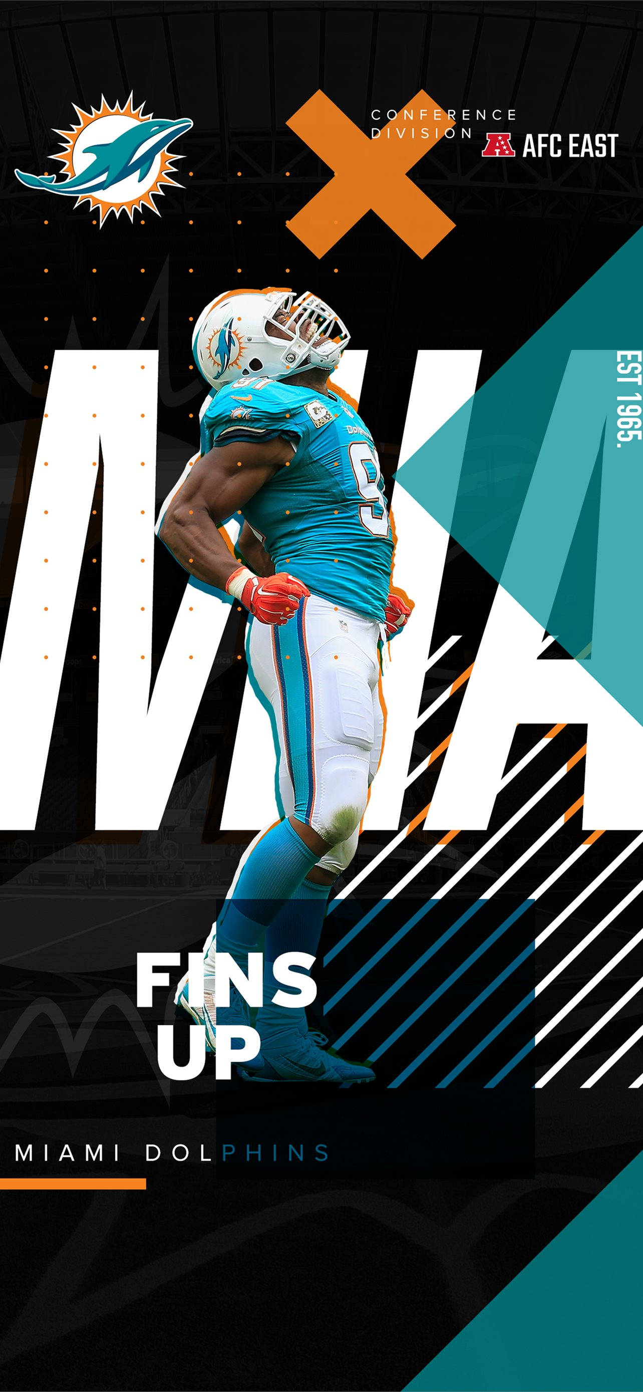 Tjek denne fantastiske Miami Dolphins iPhone-baggrund! Wallpapers