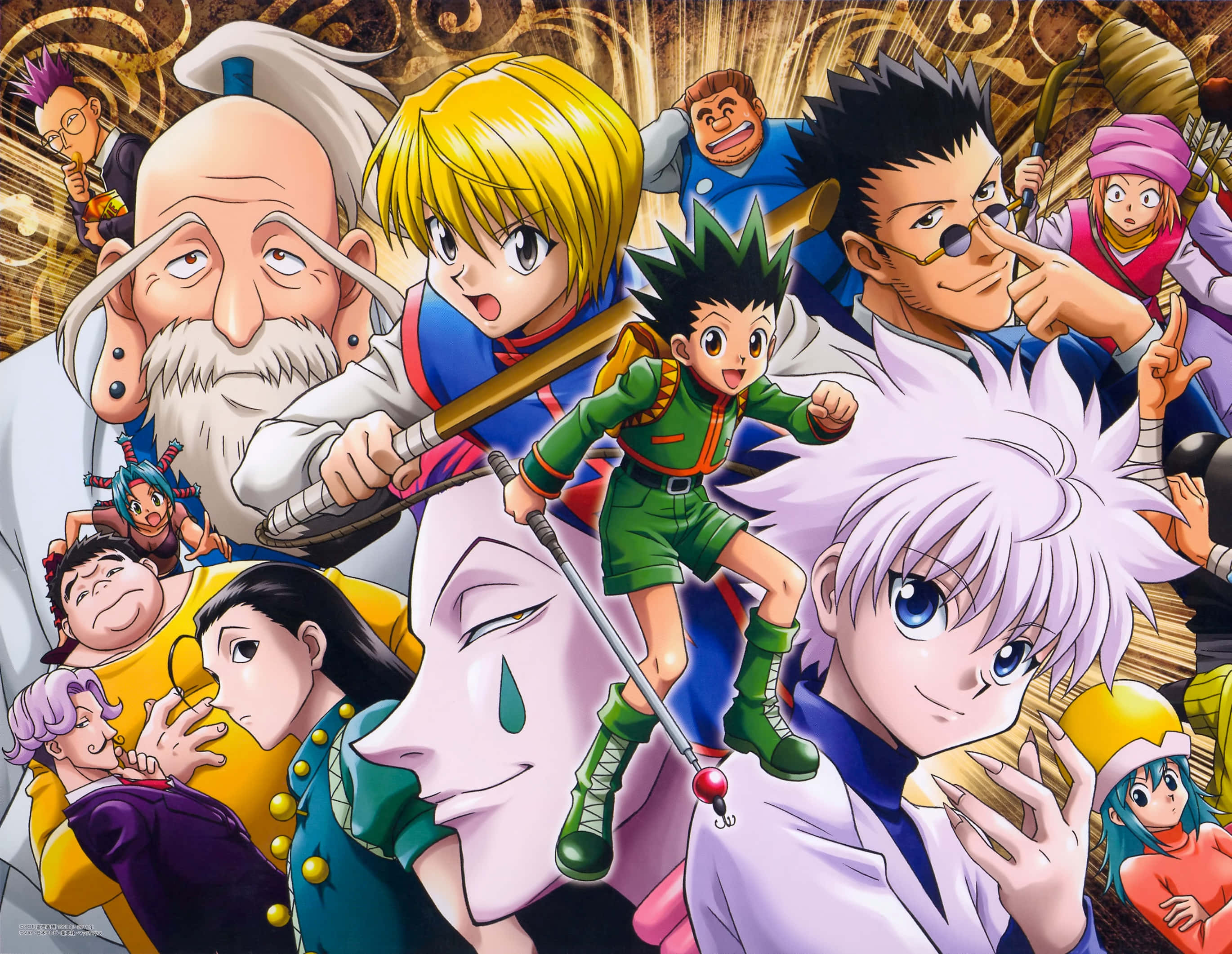To anime-helte, forenet i kamp! Wallpapers