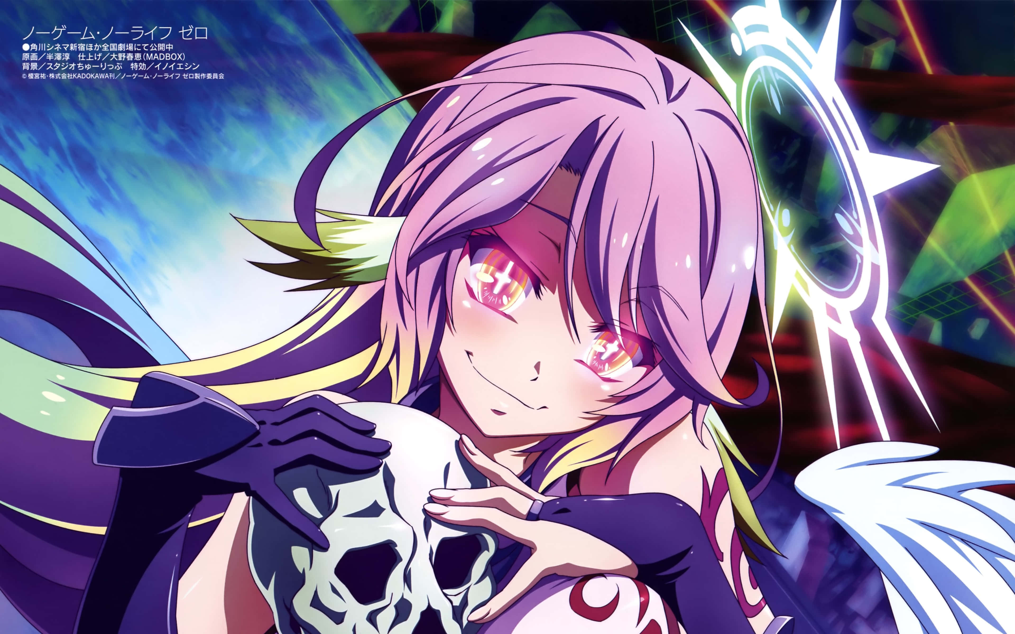 To gamere nyder livet i No Game No Life-verdenen Wallpapers