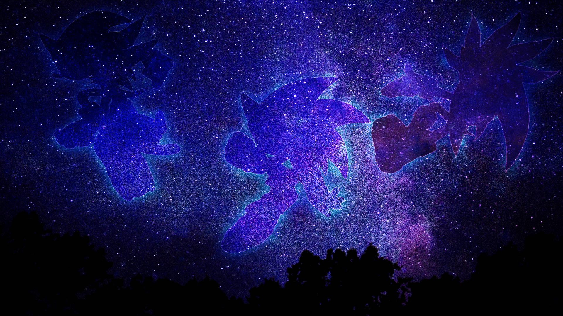 1920x1080 Pindsvin i stjernerne — Stjerner Wallpapers