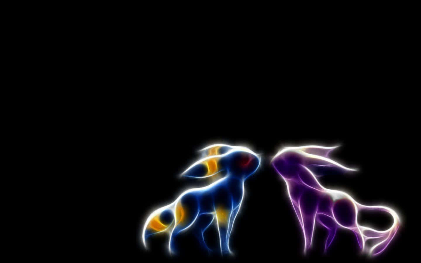 to pokemon står foran en sort baggrund Wallpapers