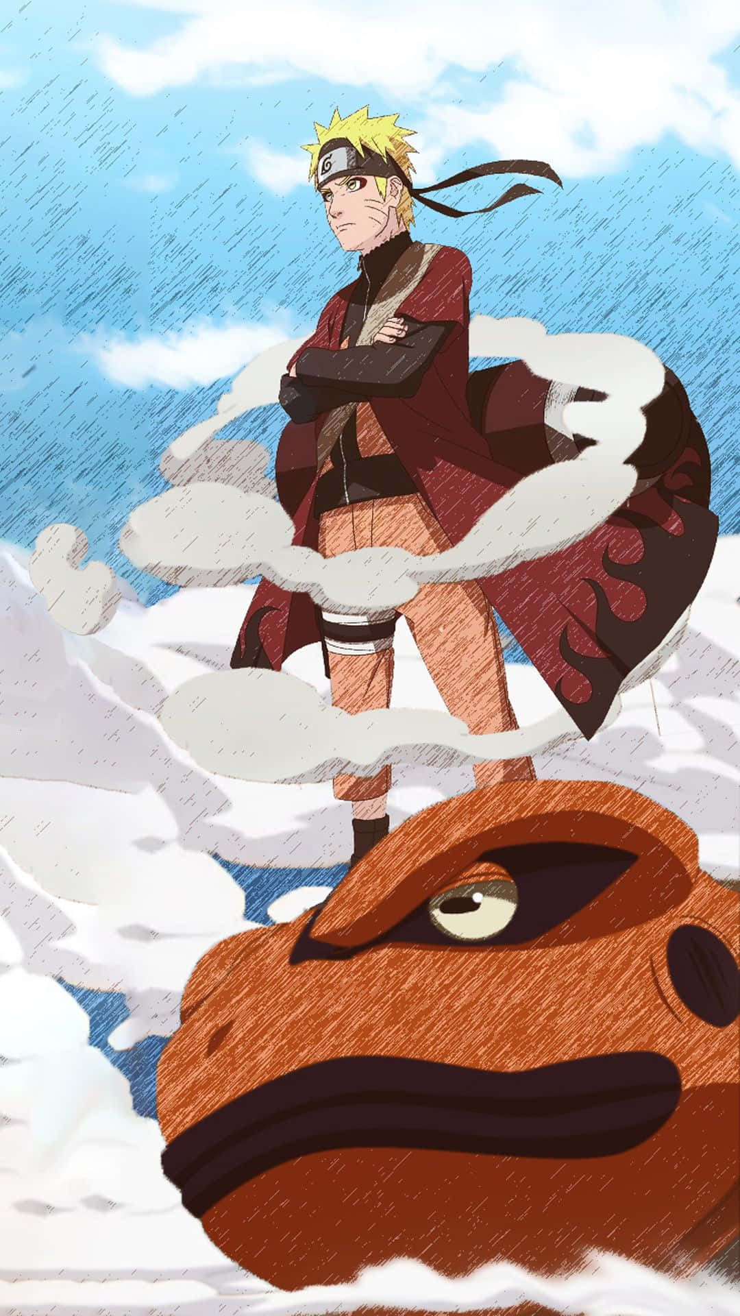 Toad med Naruto æstetik telefon Wallpapers