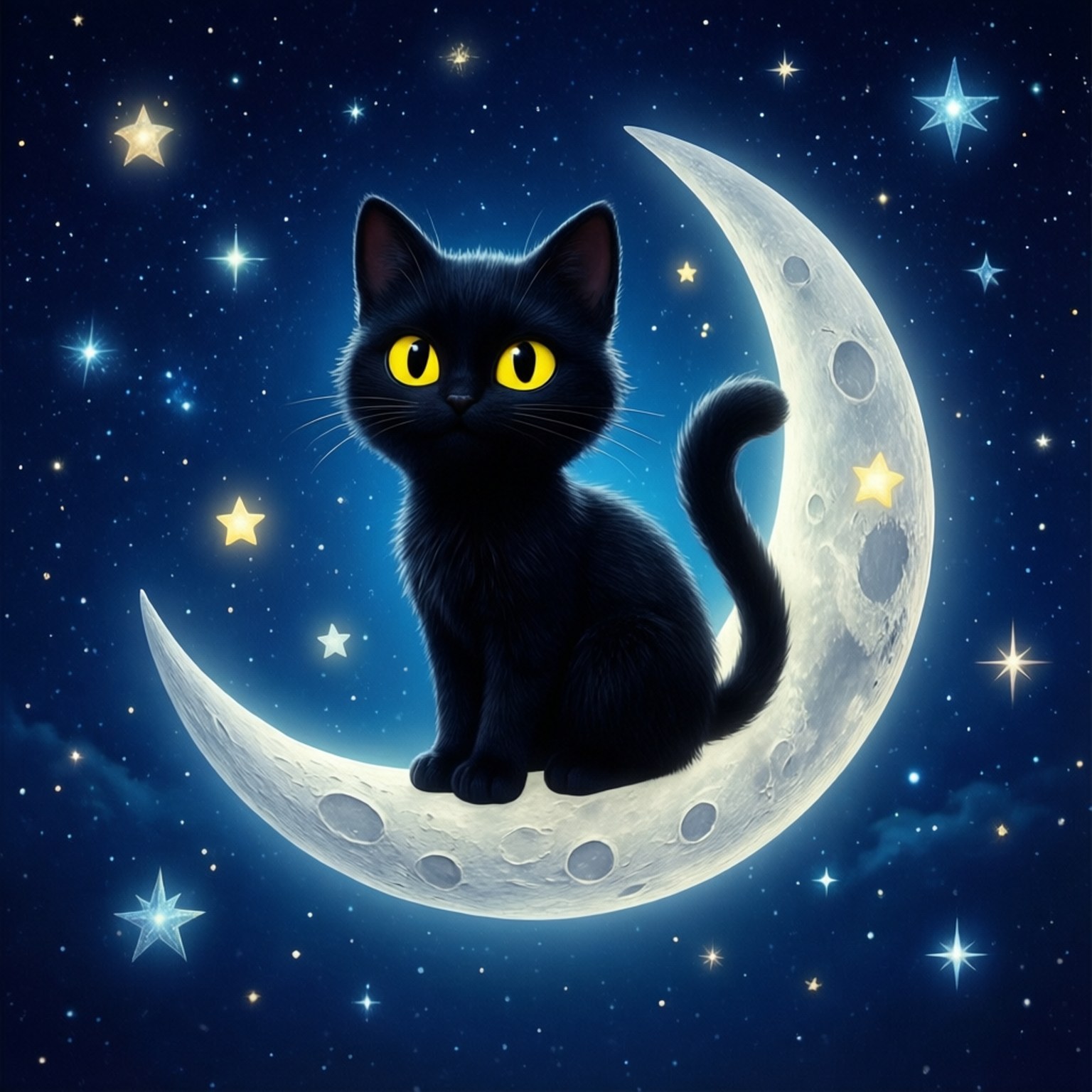 Toca Boca Kat på Månen Wallpapers