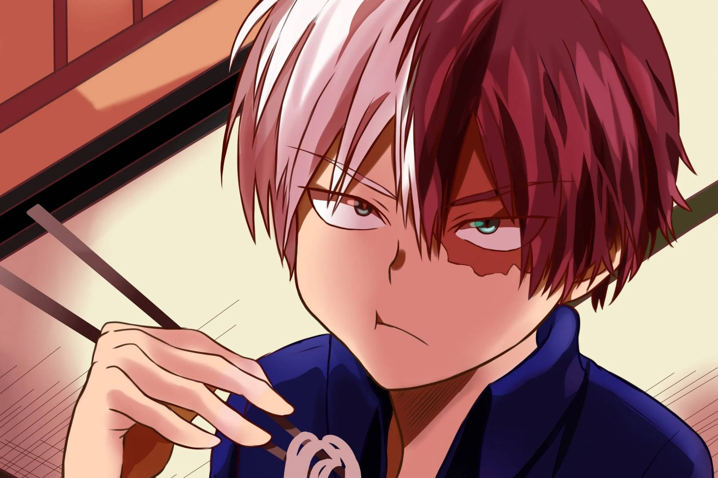 Todoroki i Chibi-stil - Yndig Boku no Hero Academia Fan Art Wallpapers