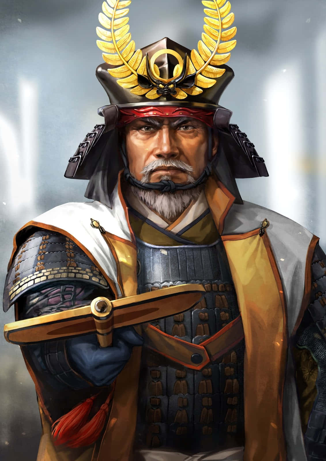 Tokugawa-shogunatets samurai i traditionel rustning Wallpapers