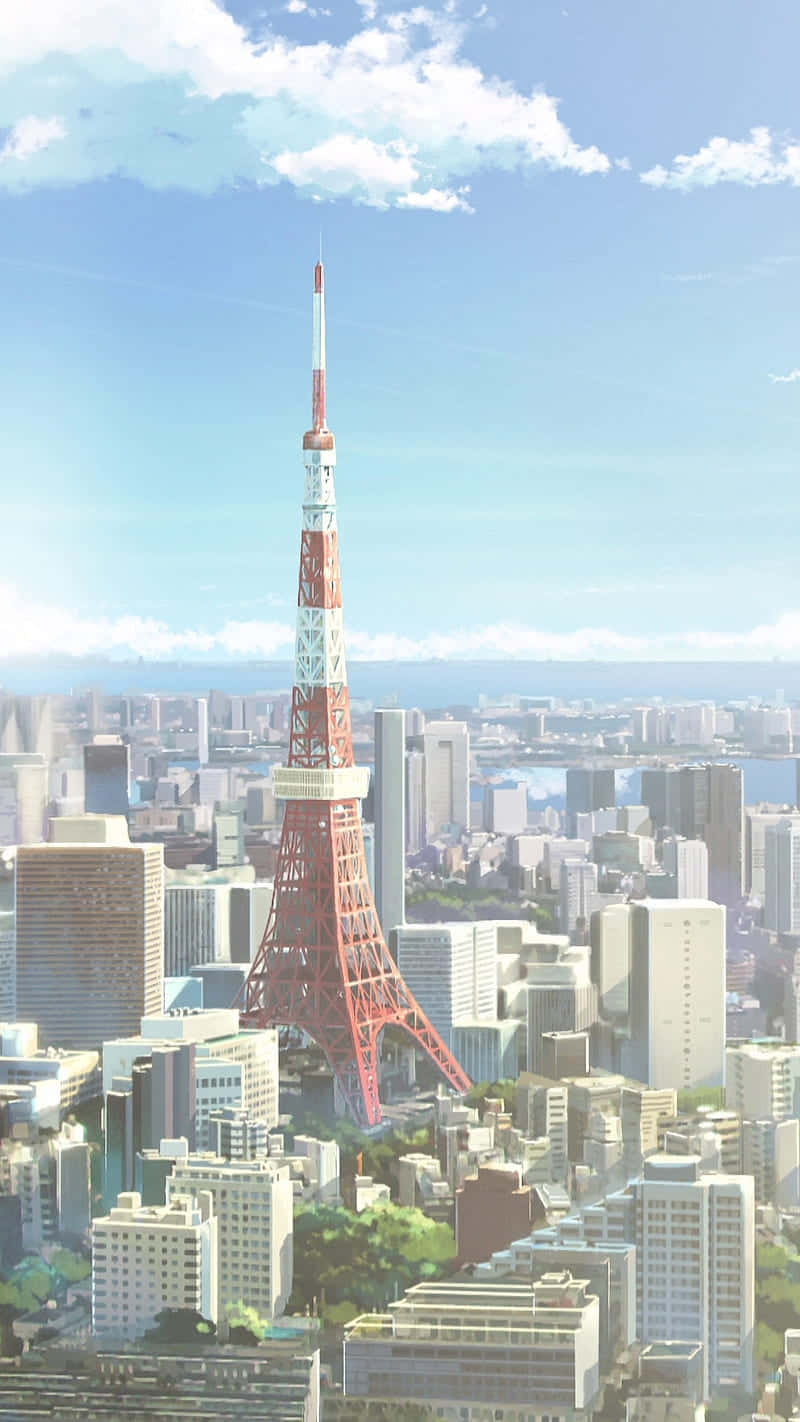 Tokyo Anime Tower fra fugleperspektiv